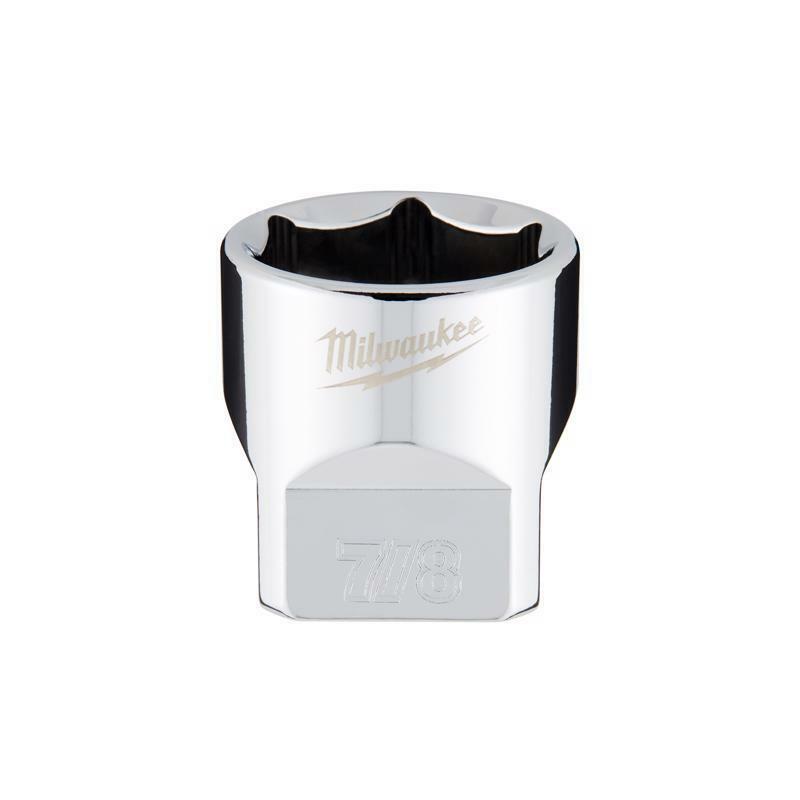 Milwaukee 7/8 in. X 3/8 in. drive SAE 6 Point Standard Socket