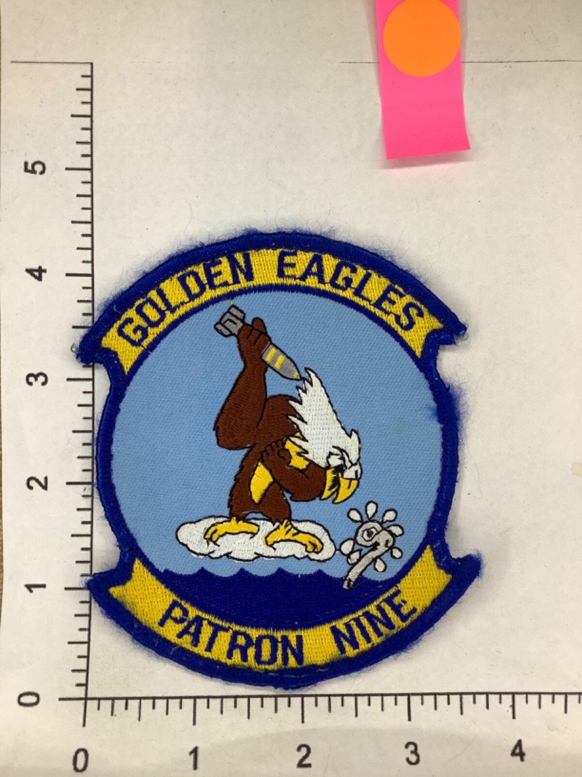 US NAVY PATRON 9  SQUADRON PATCH