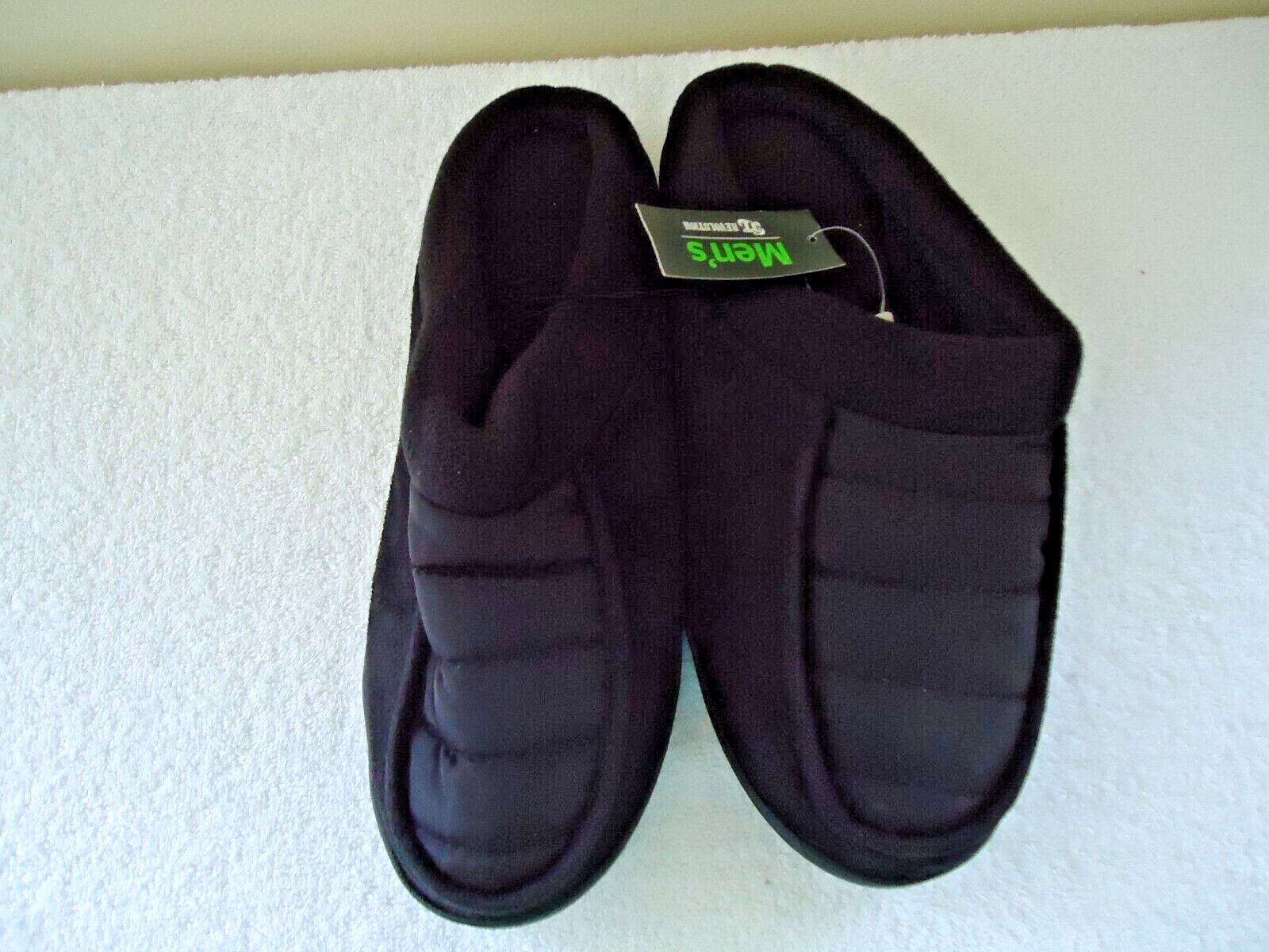 " NWT " Mens OT Revolution Size M (10-11) Black House Slippers " GREAT GIFT ITEM