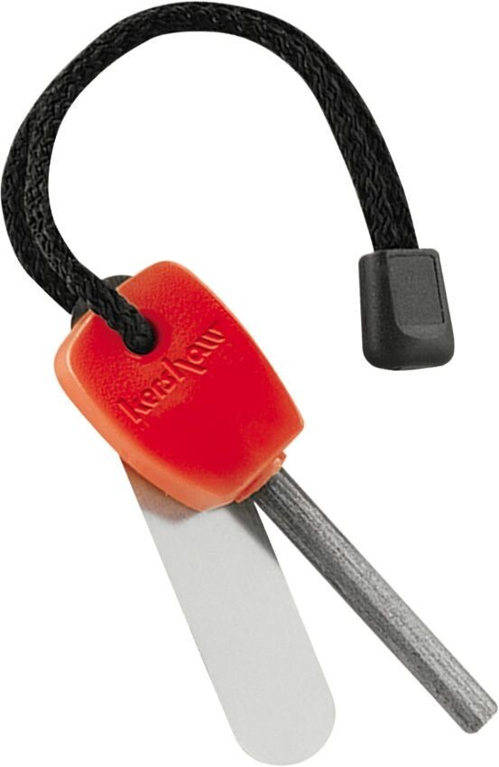 NEW KERSHAW 1019X FIRE STARTER MAGNESIUM PLASTIC HANDLE NYLON CORD LANYARD