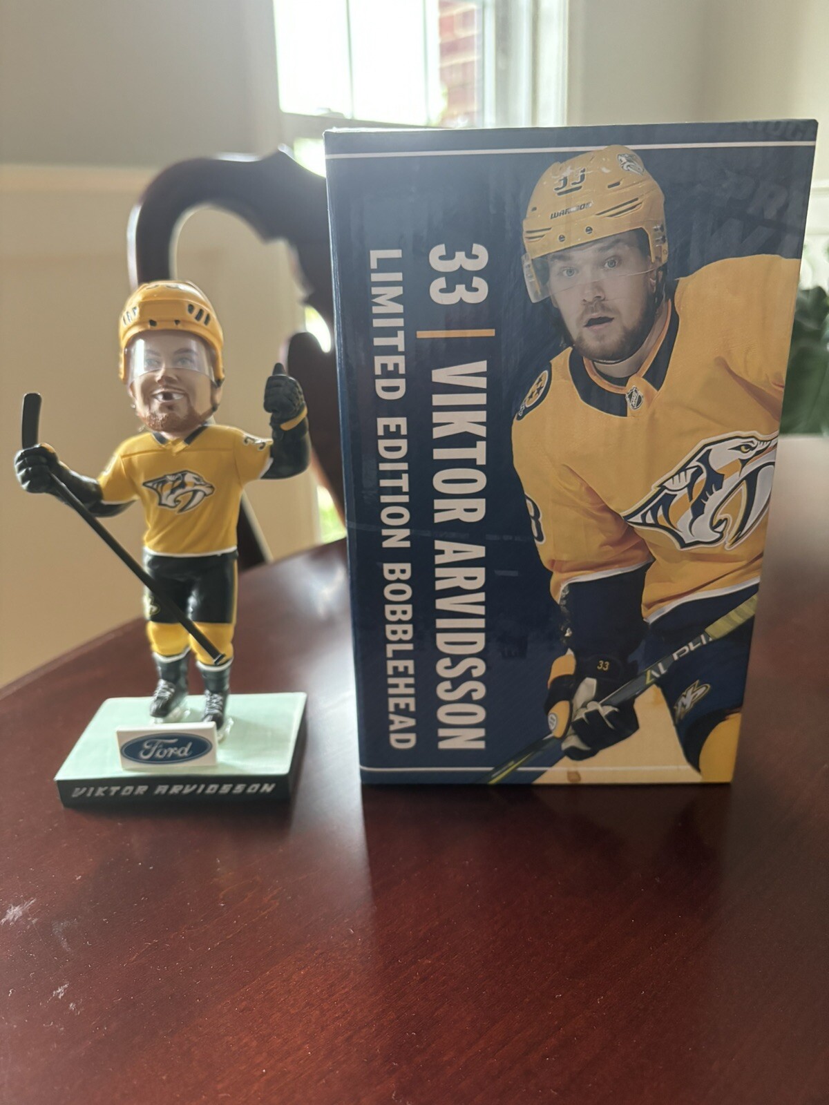 Nashville Victor Arvidsson Bobble head With Original Limited Edition Box