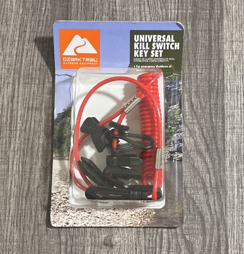 Ozark Trail Outdoor Equipment Universal Kill Switch Key Set Outboard Motor