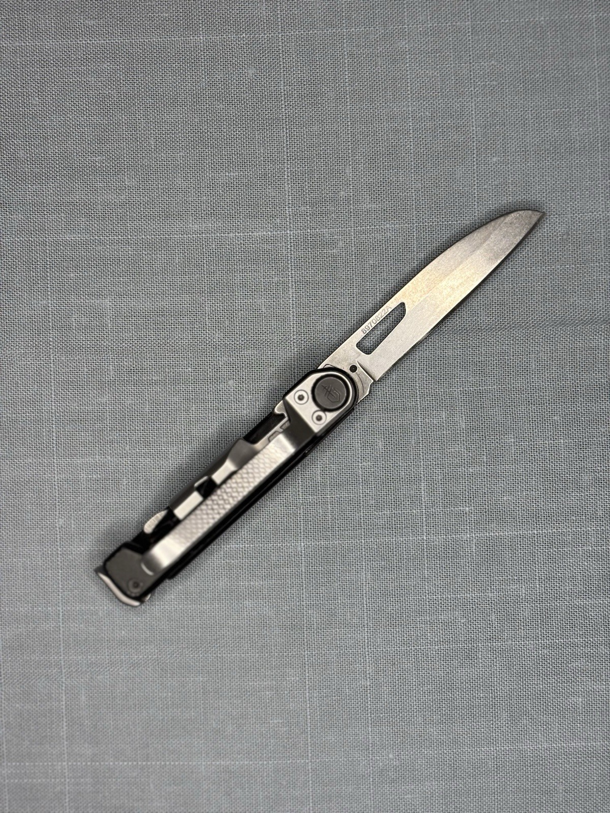 Gerber Armbar Folding Multi-Tool Knife w/ Bit Driver, Saw/File Black/Silver