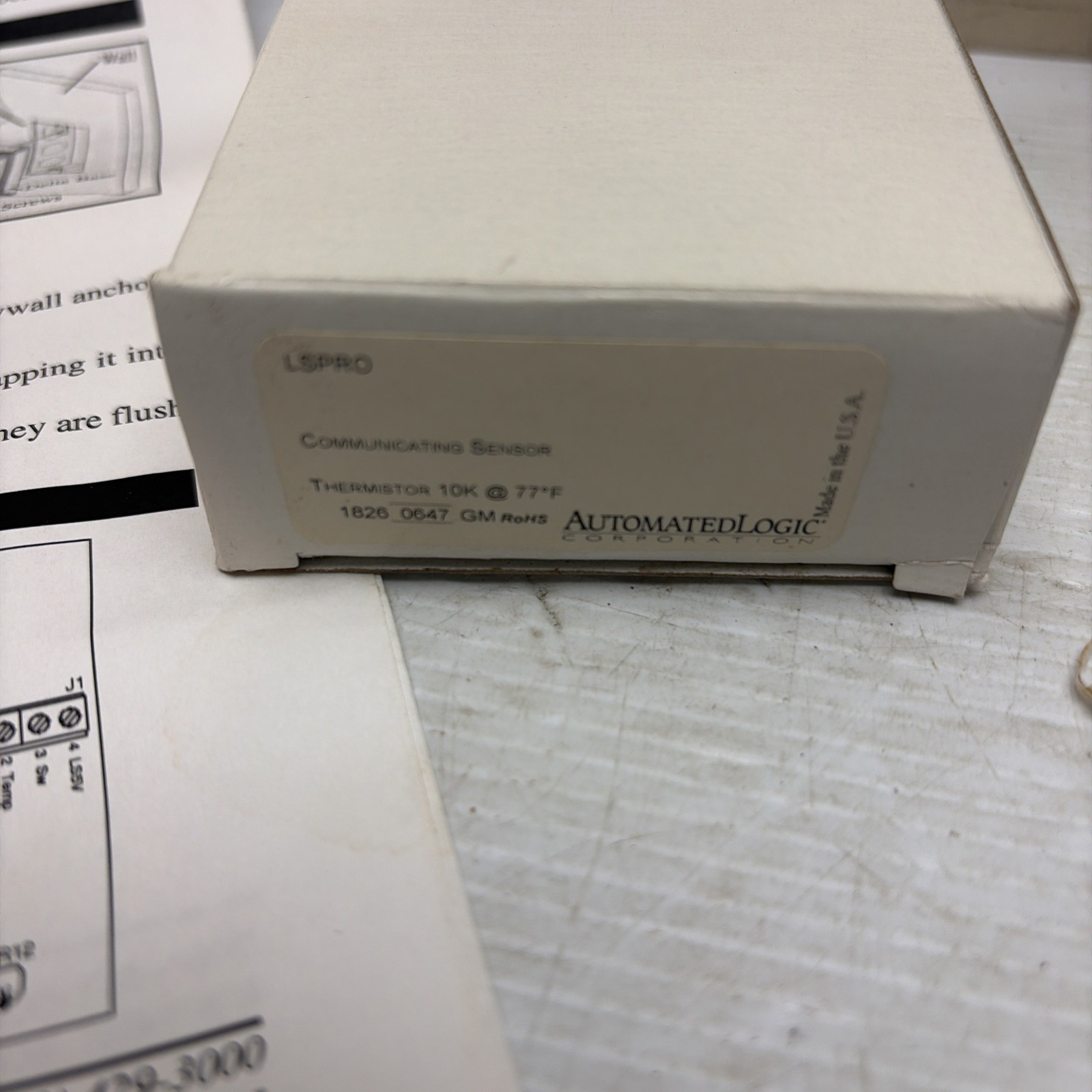 TWO Automated Logic ALC LSPRO Room Communicating Sensor Thermistor 10K @ 77F