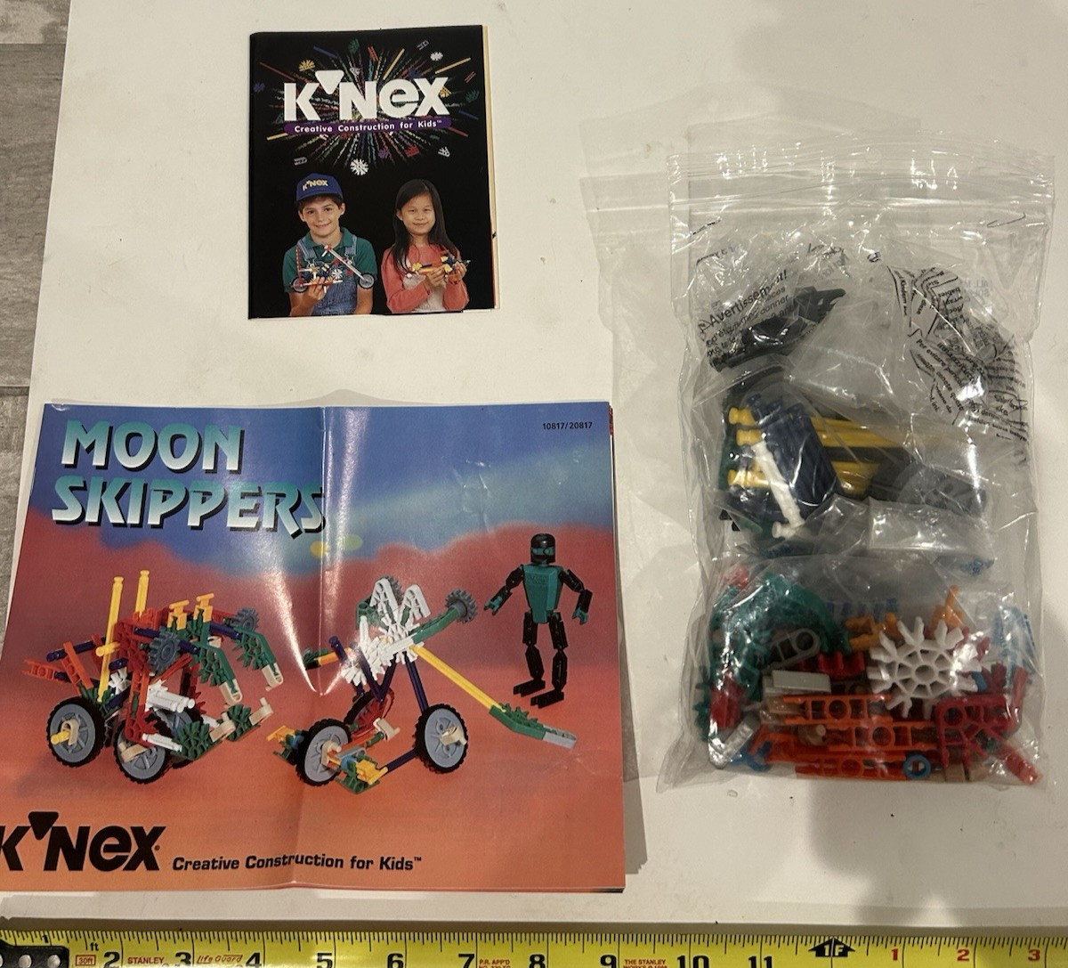 K'nex Moon Skippers Building Toy Full Set MANUAL Booklets Pieces 10817 / 20817