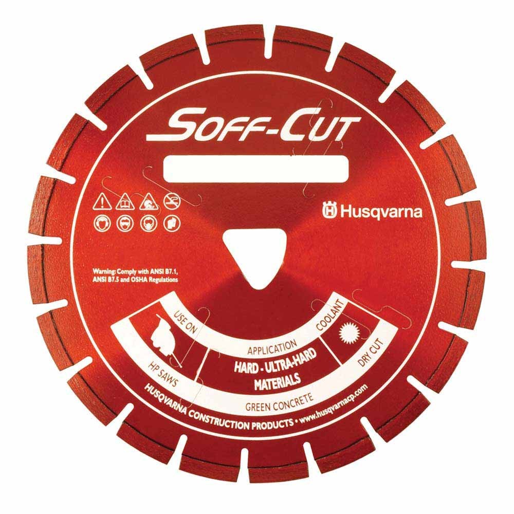Husqvarna 575383214 FLX 3000 12" x .120 Red Diamond Blade Concrete