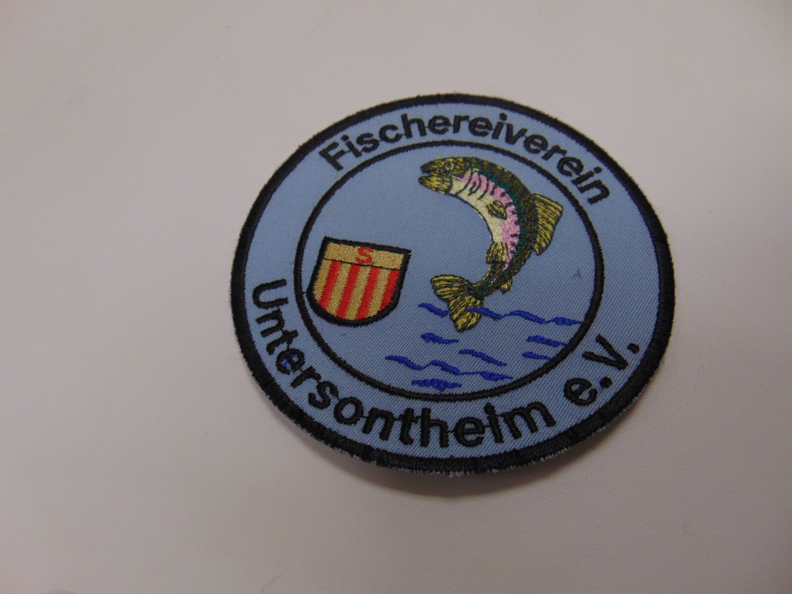 MILITARY PATCH SEW ON OLDER FOREIGN FISCHERIVEREIN UNTERSONTHEIM eV