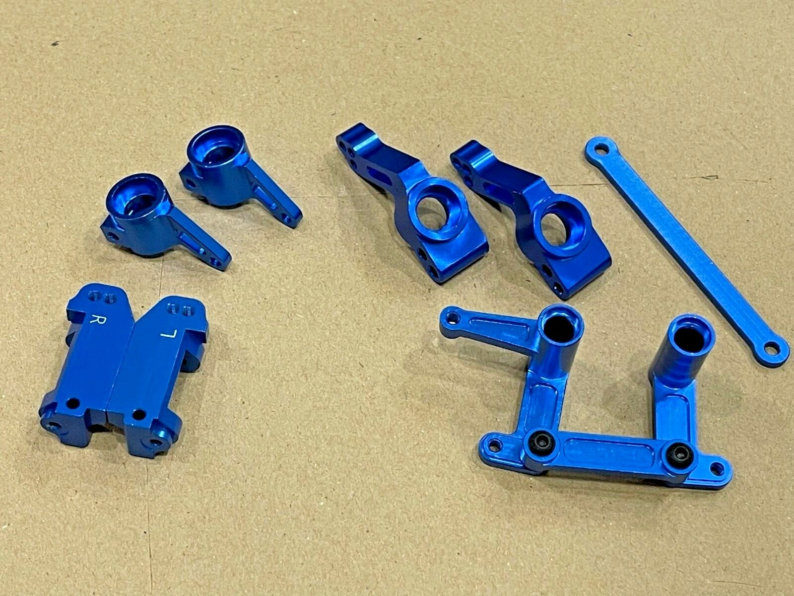 Aluminum F/ C Hub+Carrier+R/ Hub+Steering Bellcrank Traxxas Drag Slash 2WD VXL