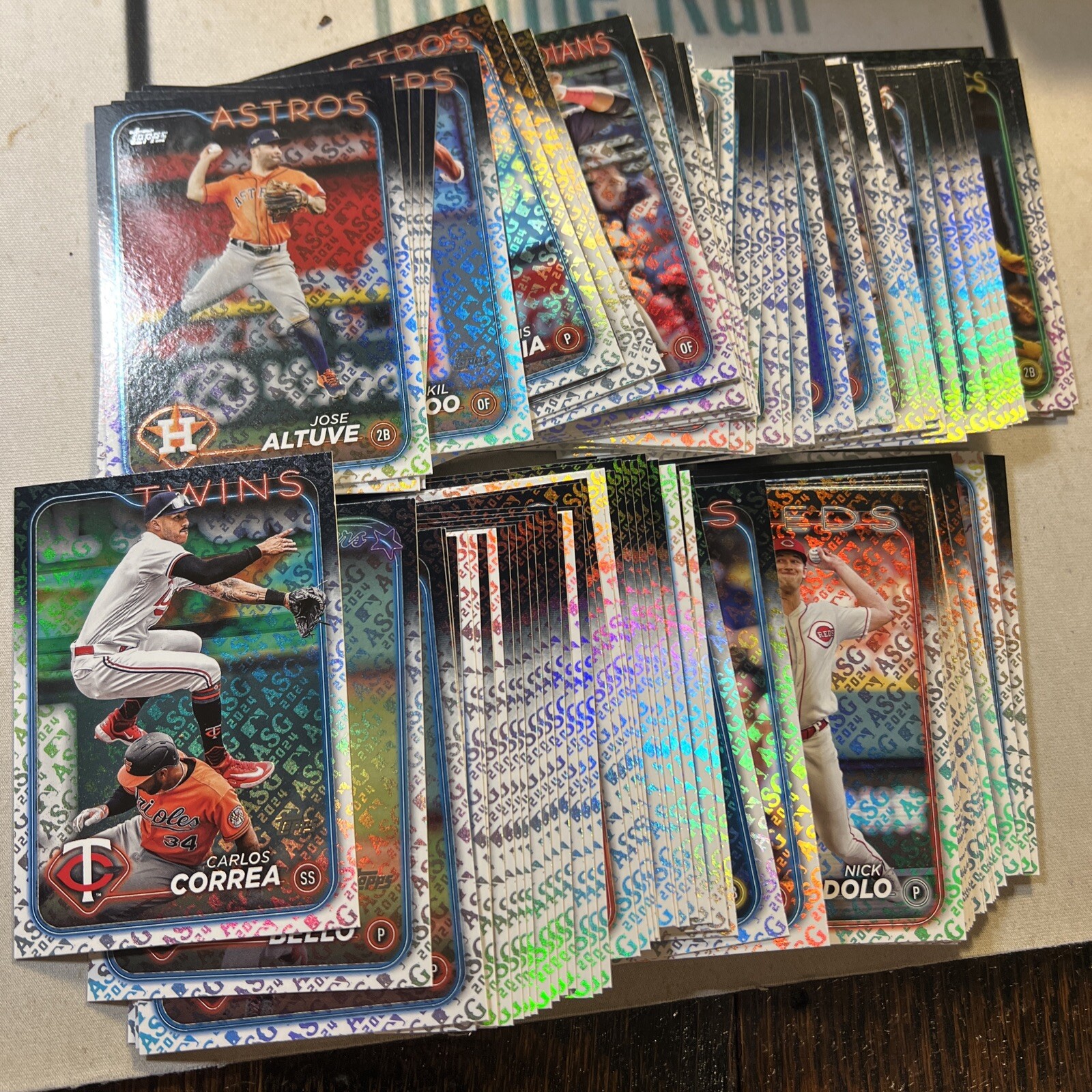 2024 Topps All Star Game ASG Foil Stamped Commons Lot of 100