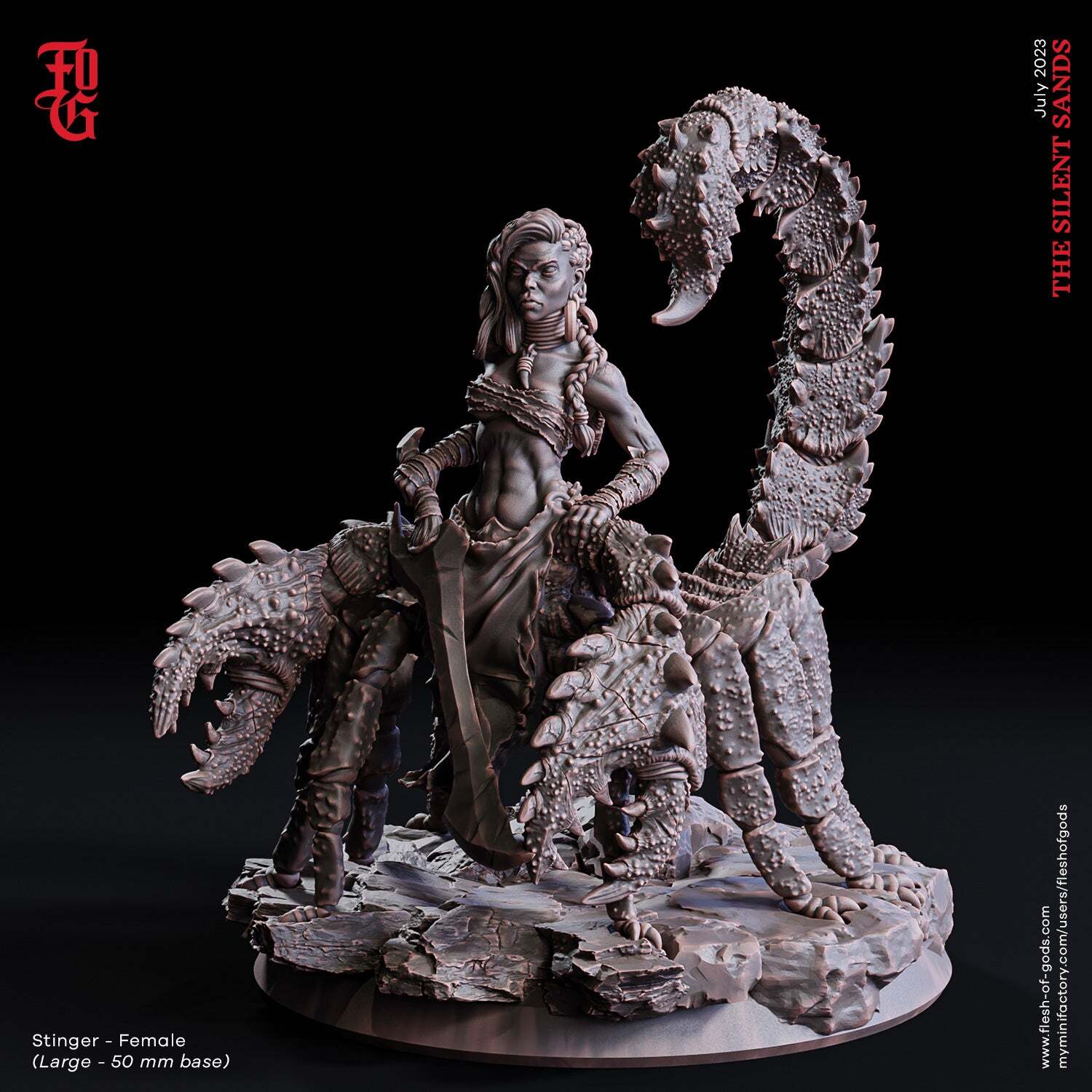 Stinger (Female) - The Silent Sands - Flesh of Gods - Wargaming D&D DnD