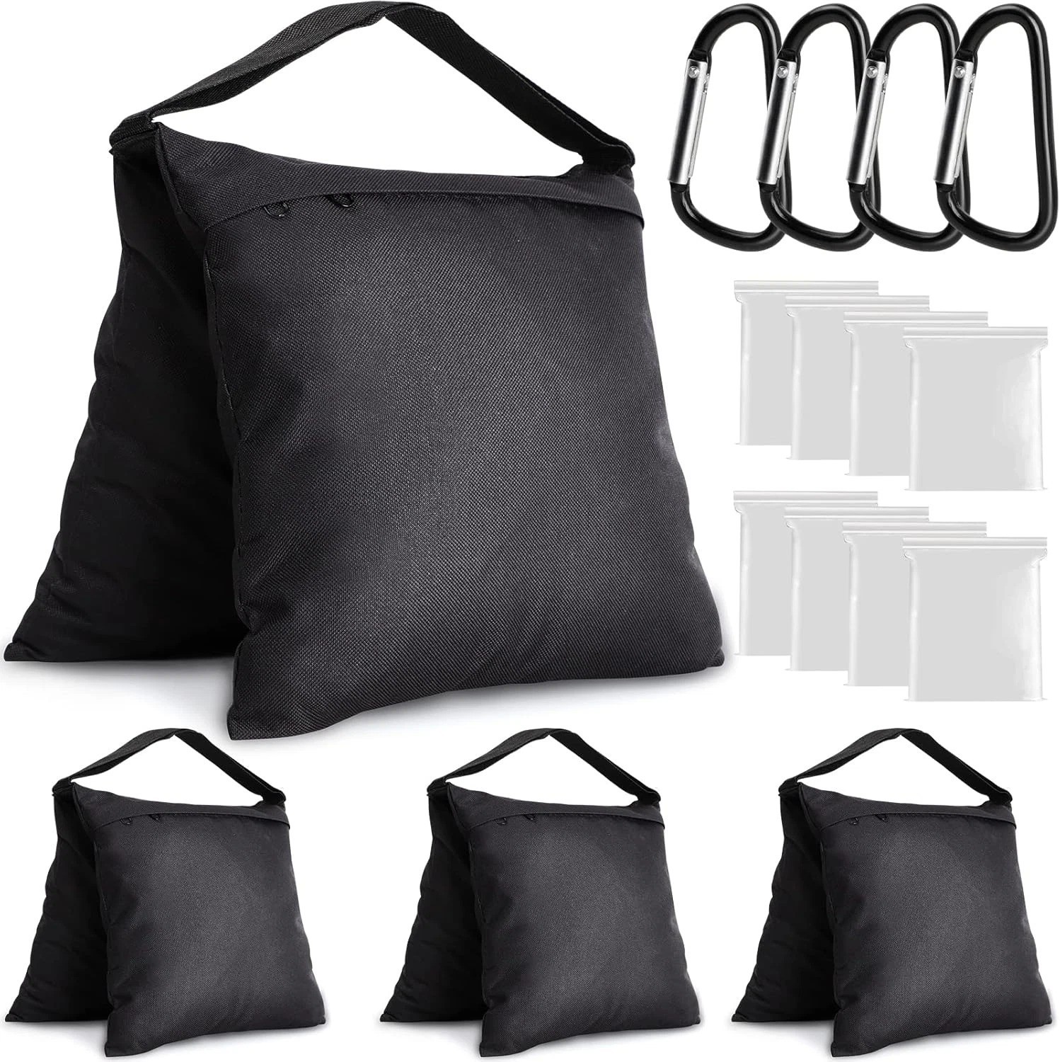 4 Packs Sandbags Weight Bags for Light Stand Photography Video Equipment, Heavy