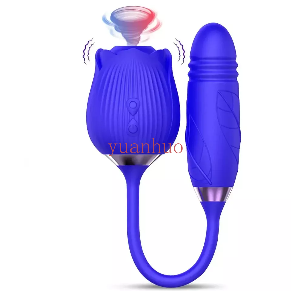 10-Speed-Rose-Female-Anniversary-Female-Gift-Massage-Tongue-Licking-Powerful-US
