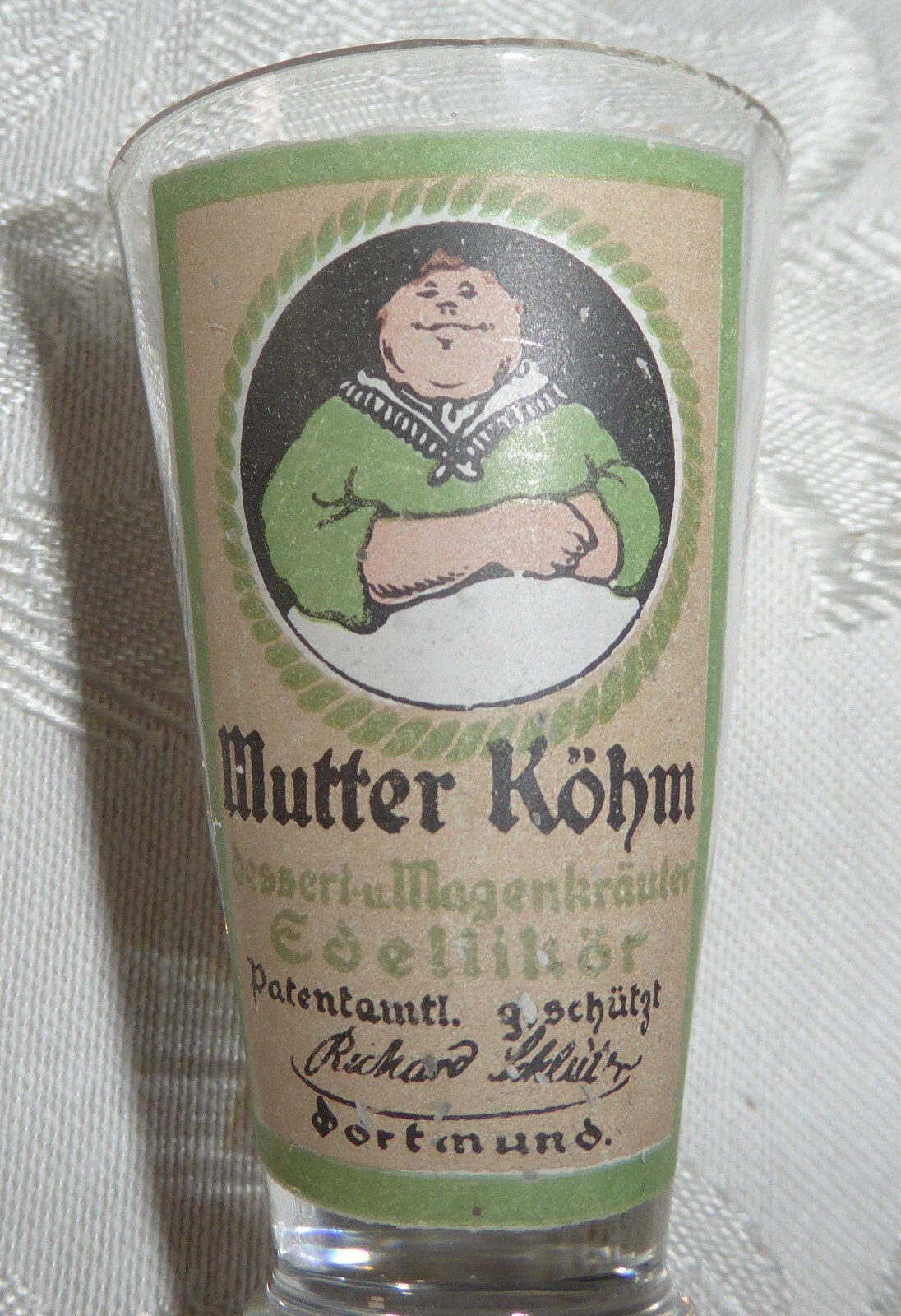 Vintage Small Mutter Kohm Cordial Glass