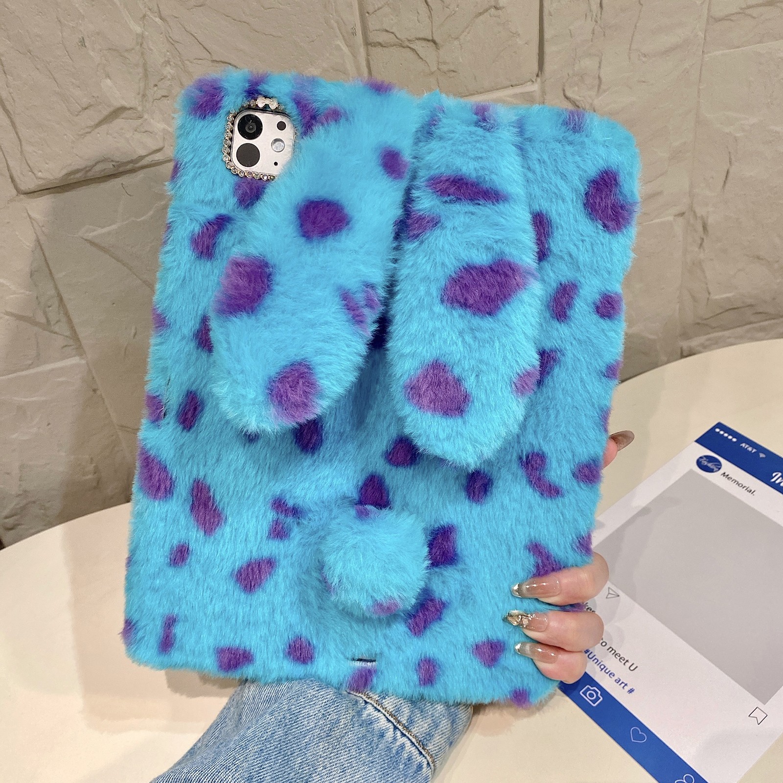 For Apple iPad 5th 6th 7th 8th 9th 10th 11th (A16) Gen Leopard Rabbit Case Cover