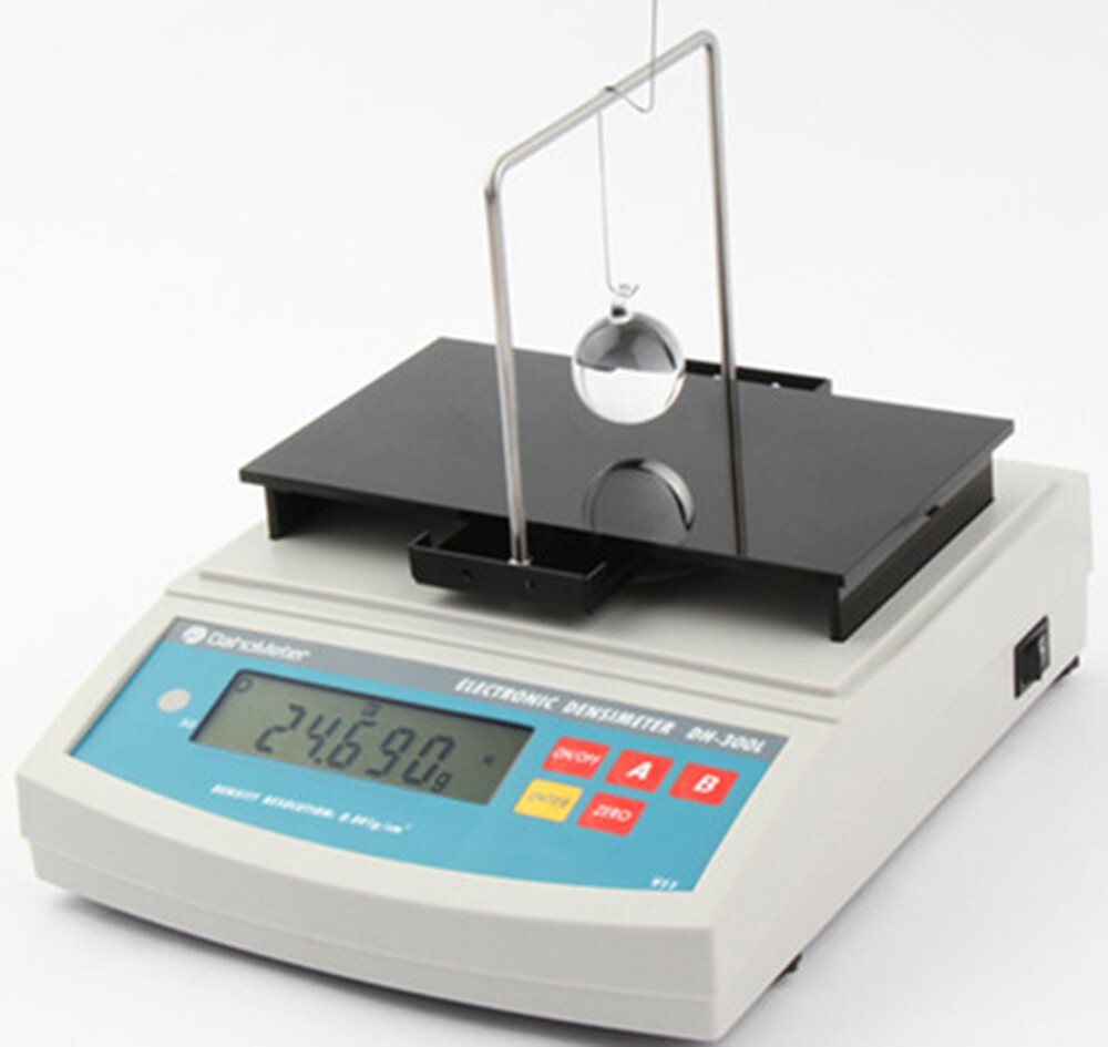 Electronic Densitometer Solid Plastic Density Meter Gravity Densimeter with 300g