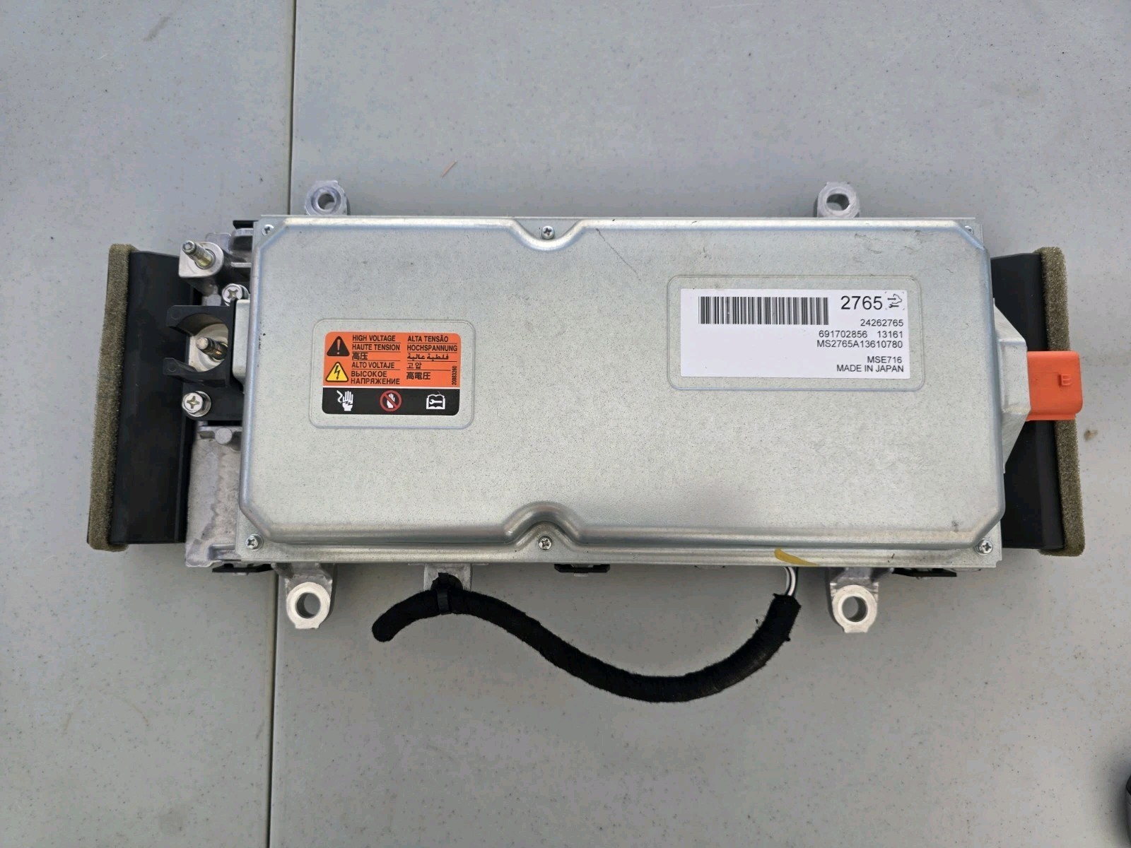 13-15 CHEVY VOLT HYBRID INVERTER AND CONVERTER CHARGER TRUNK MOUNTED 24262765