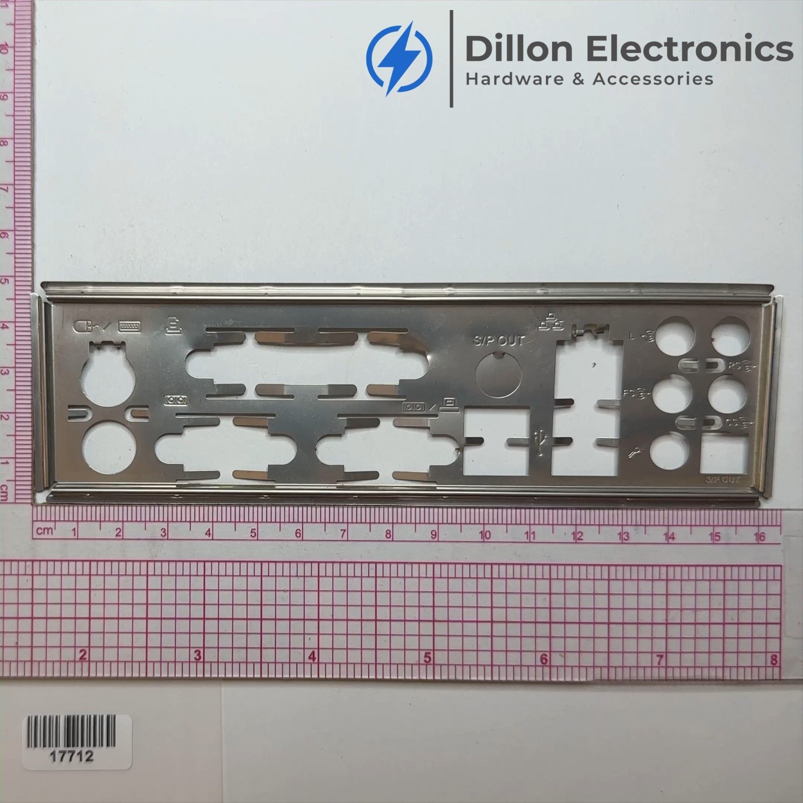 ATX Motherboard IO Shield Backplate Rear I/O Plate Unknown Compatibility