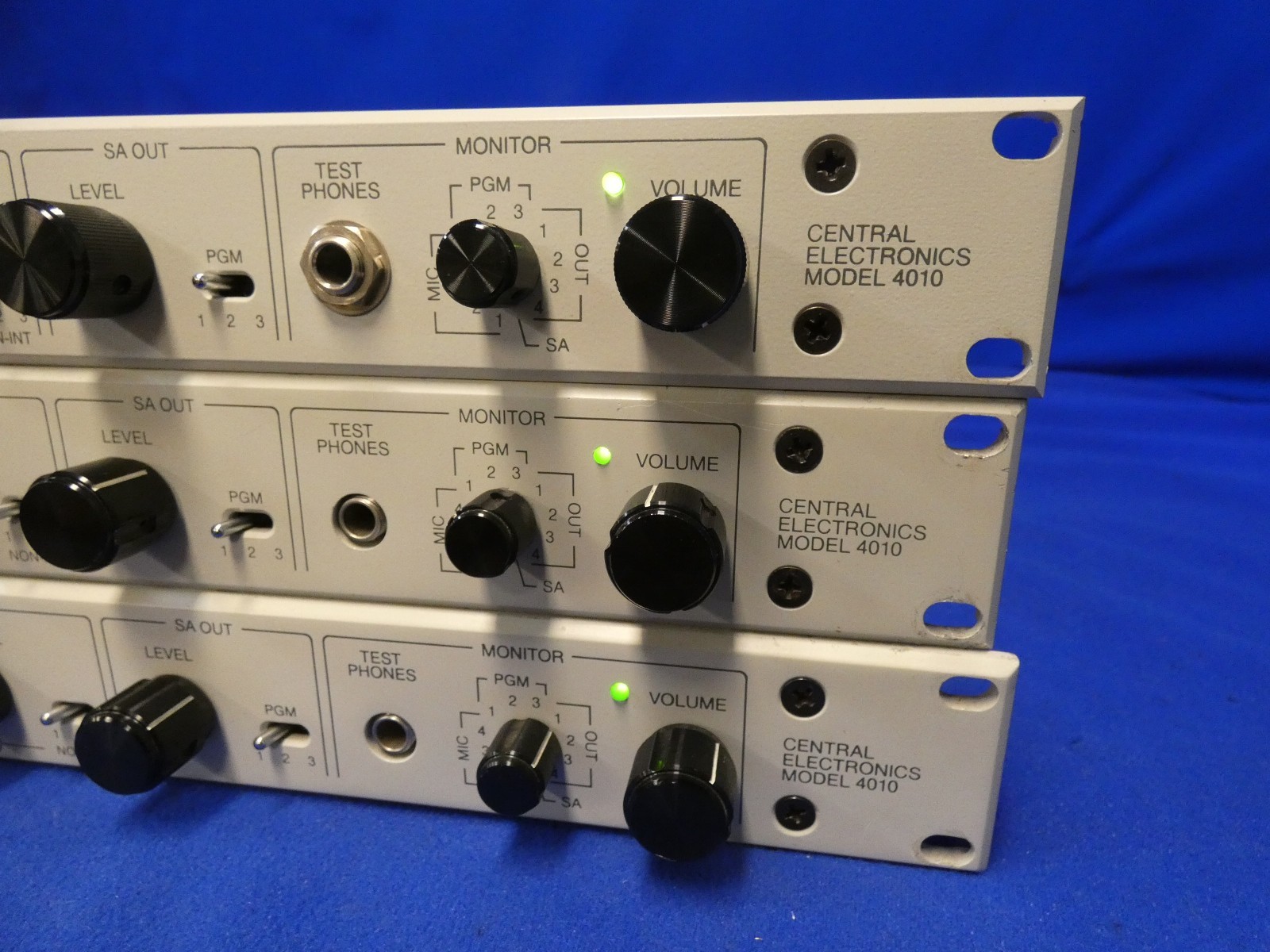RTS Systems Series 4000 IFB System Central Electronics Model 4010 (QTY 3 Total)