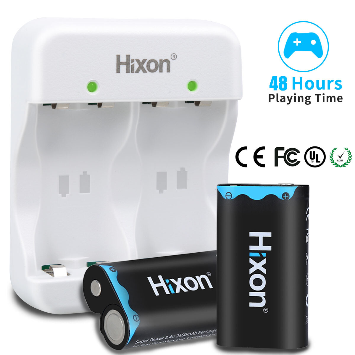Rechargeable Xbox Controller Battery Pack and Charger for Xbox One XBox Series