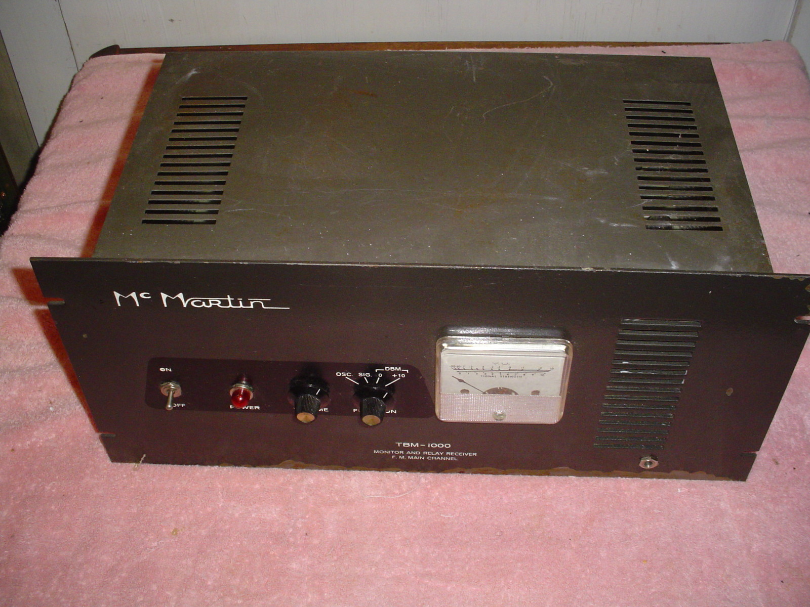 MC-MARTIN TBM-1000 MONITOR AND RELAY RECEIVER