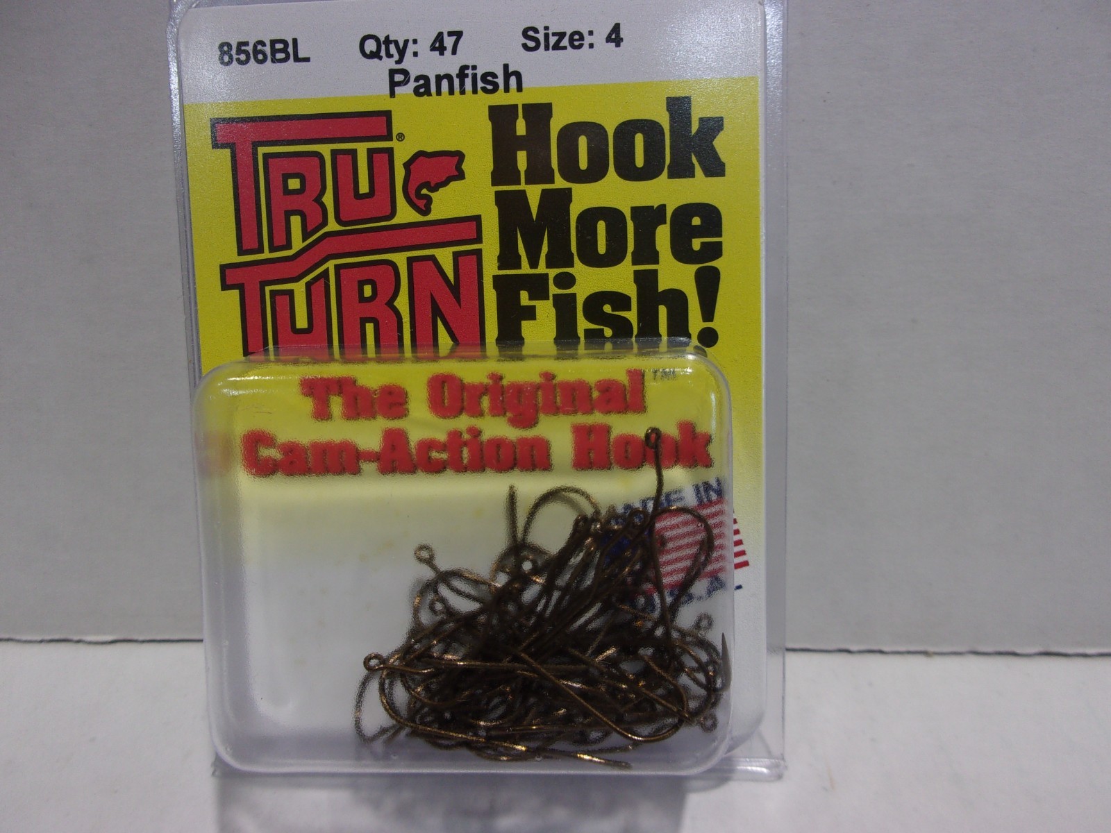 Tru Turn Panfish hooks 856BL fishing hooks 47 count package choose your size!