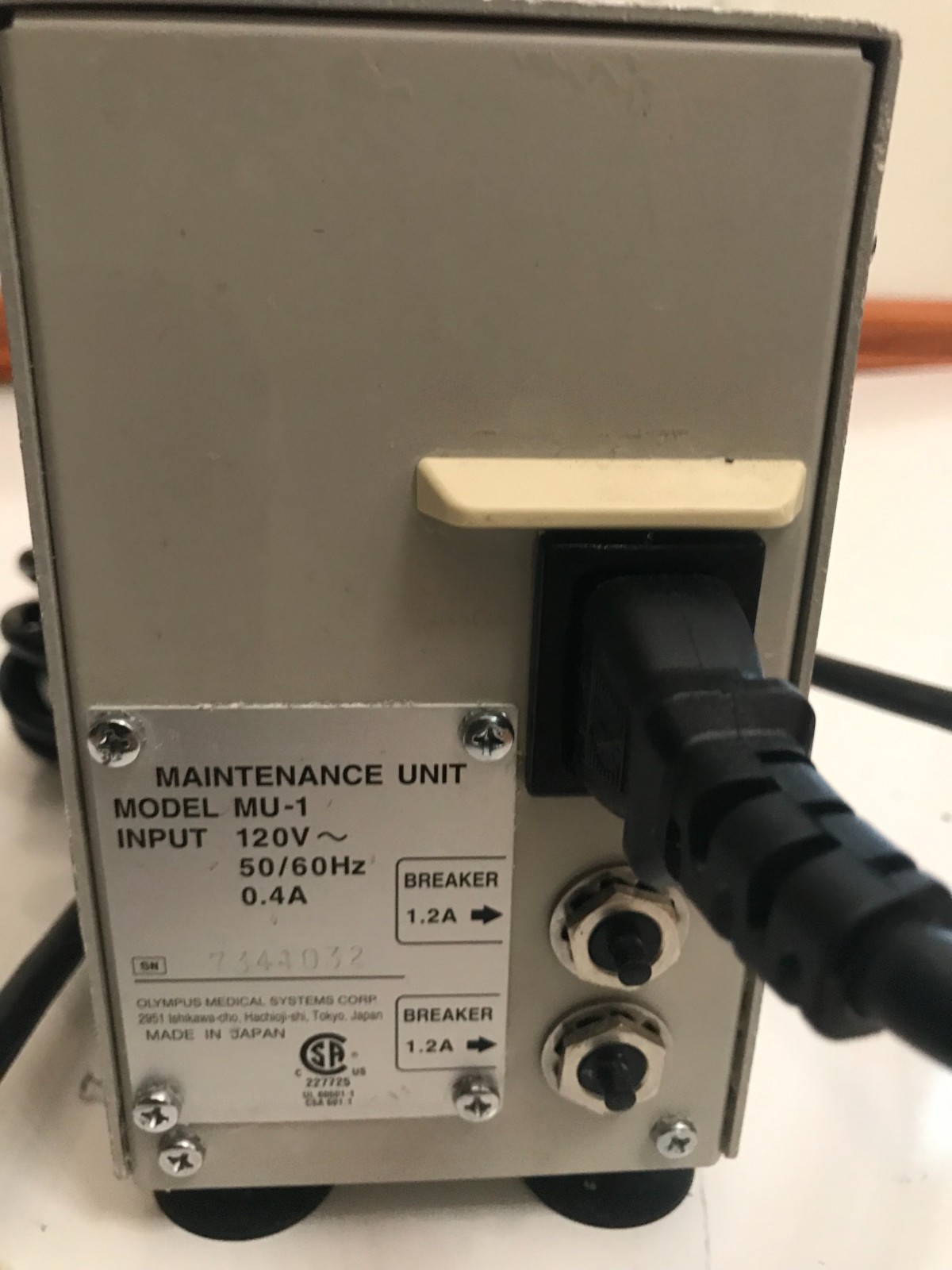 OLYMPUS MU-1 LEAKAGE TESTER