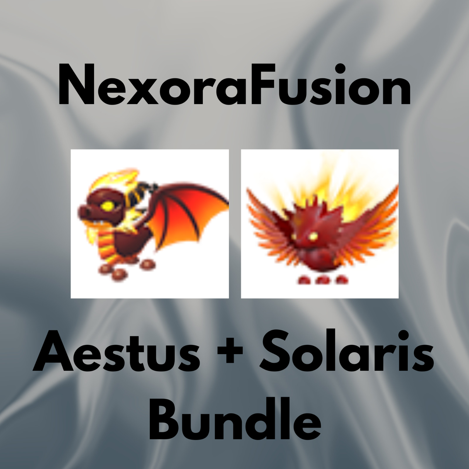 Aestus + Solaris Bundle | Adopt From Me | SAME DAY DELIVERY
