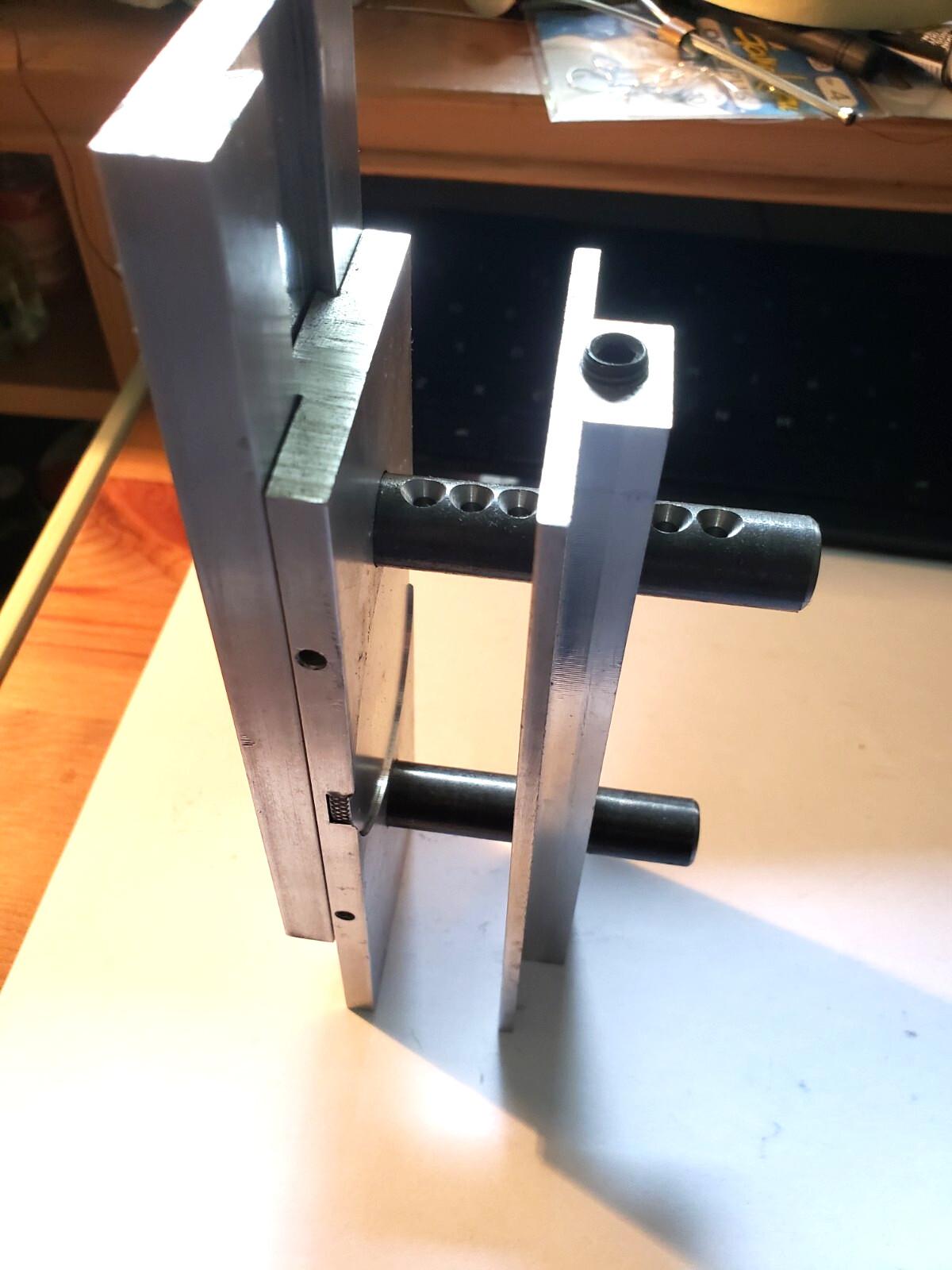 "UNFINISHED" MATCH RIFLE, JIM CLOWARD ADJUSTABLE BUTT PLATE ASSEMBLY