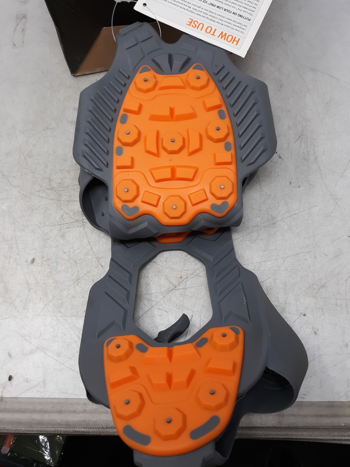 Winter Walking Low-Pro Ice Cleats Traction Shoe Boot Grips