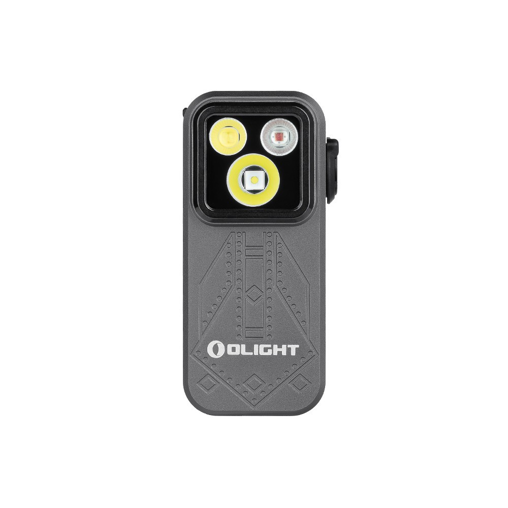 Olight Oclip Pro Phantom Squadron Flashlight, Flood/Spot/Red Light, 500 Lumens