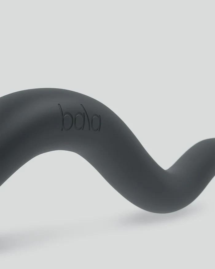"#1 Exercise Bar" Vogue  25lb Bala Beam Wavy Curl Bar Black NEW