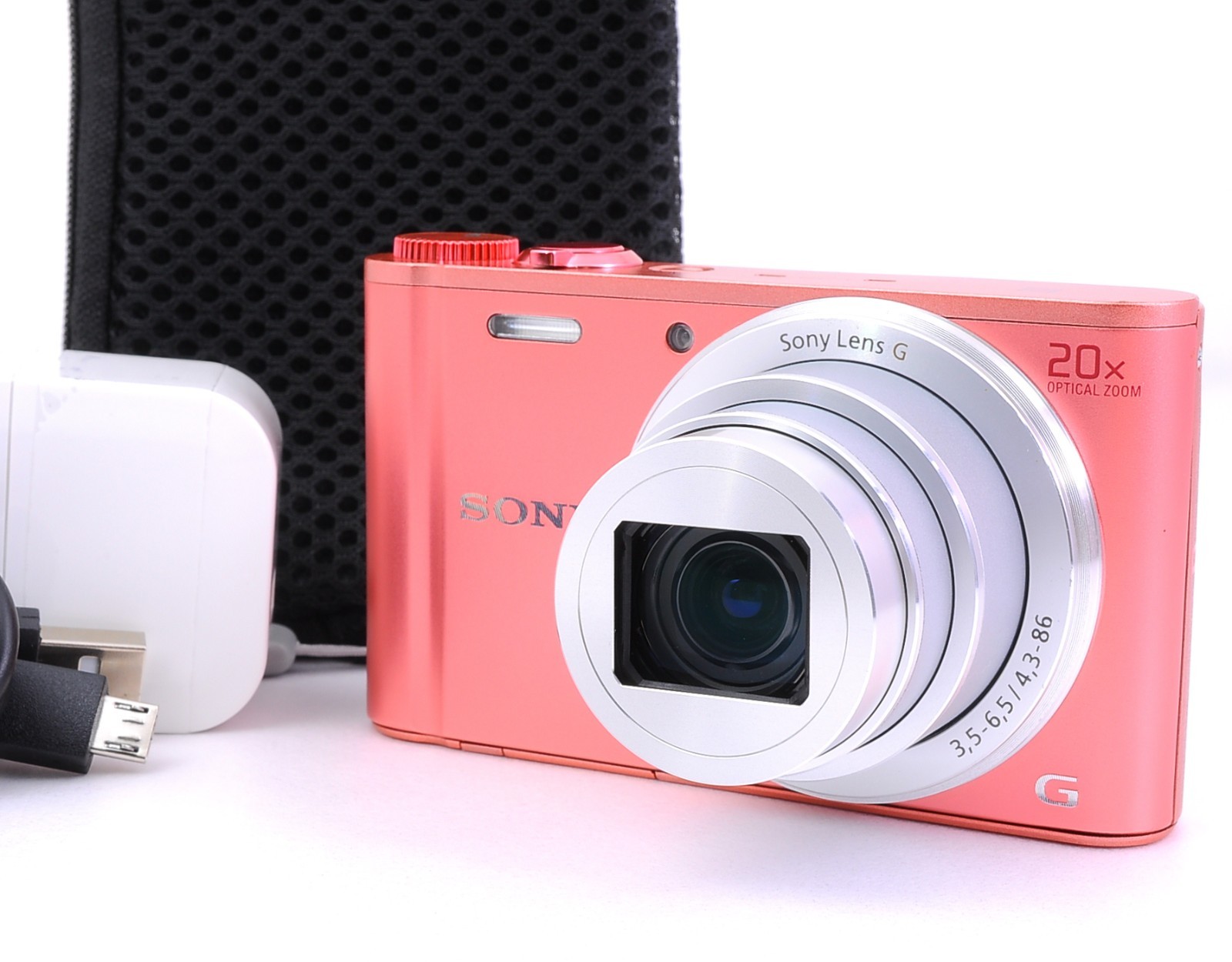 [N MINT] SONY Cyber-shot DSC-WX350 Pink Digital Camera English OK!! Japan 2079