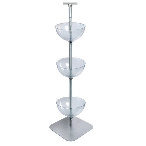 Azar Displays Three-Tiered 14" Bowl Floor Display