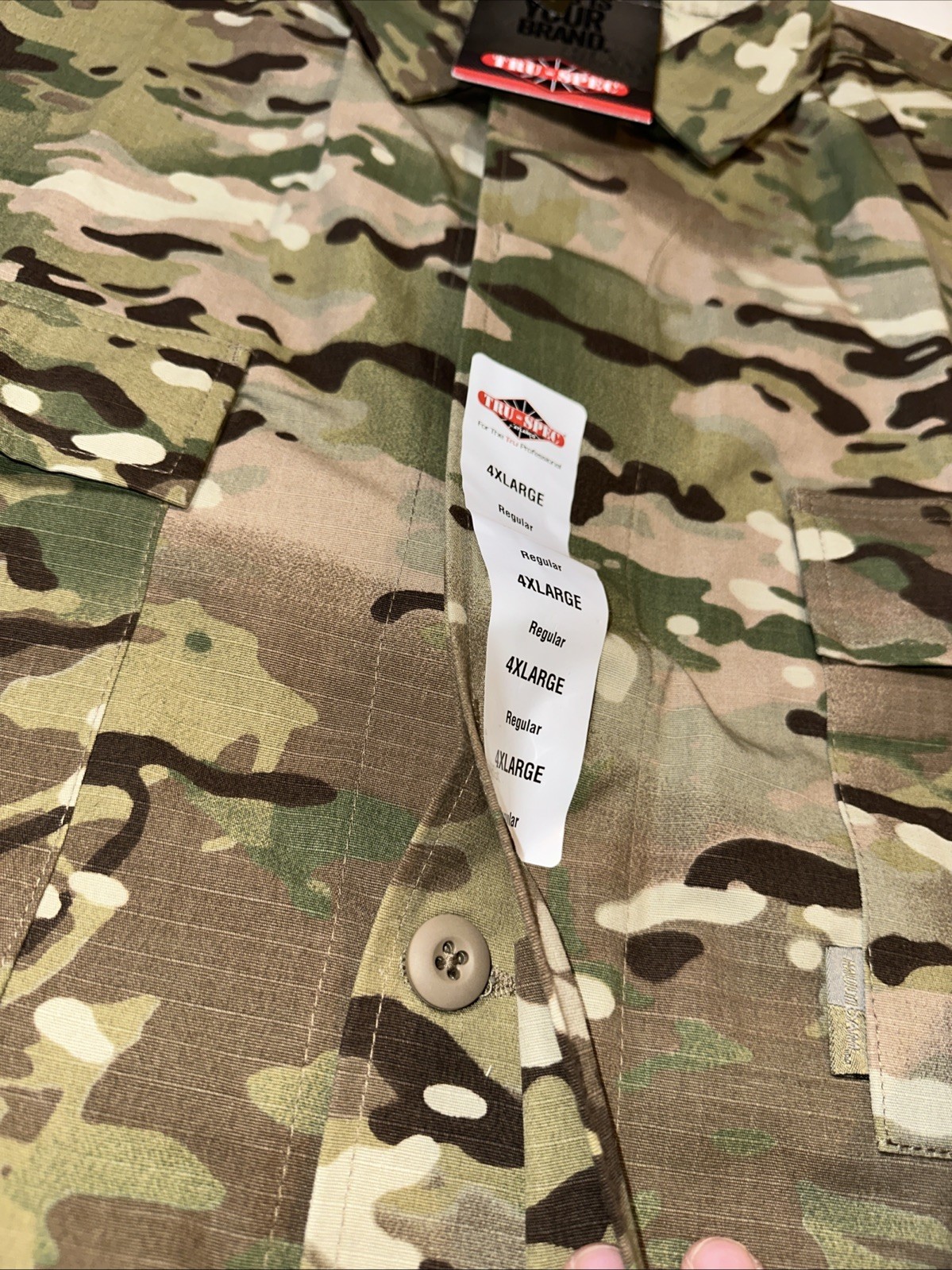 TRU-SPEC Multicam BDU Shirt 4 Pockets 4XLR
