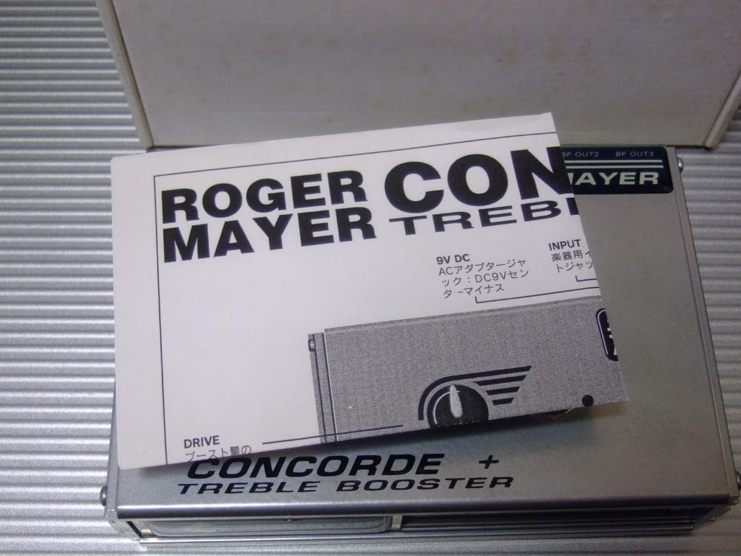 Roger Mayer CONCORDE+ Treble Booster Good condition
