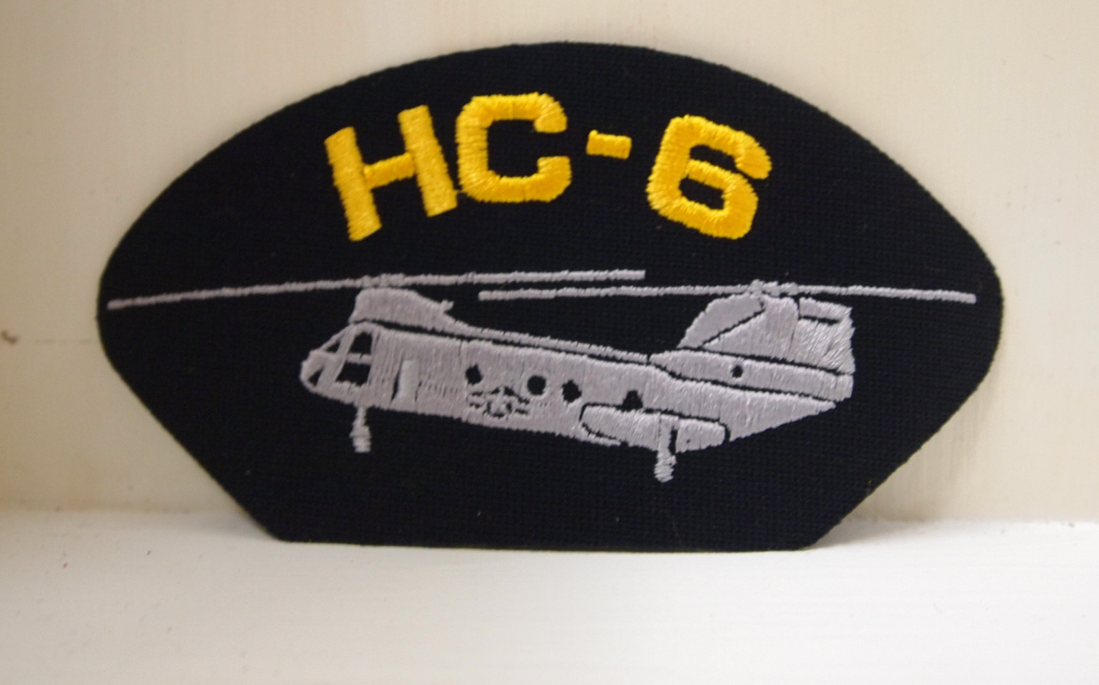 HC - 6 HC-6 HC6 Helicopter Combat Support Squadron 6 Patches Patch USN US NAVY