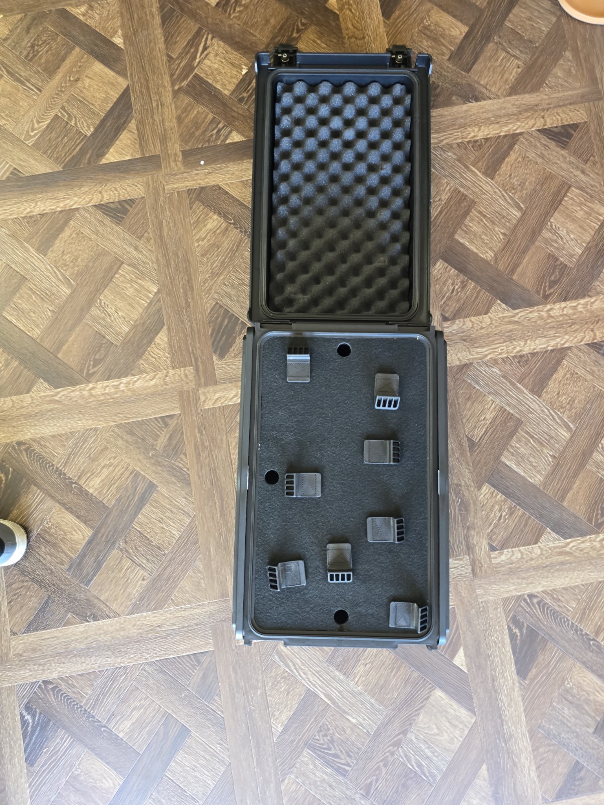 SKB Injection-Molded 2U ISeries Studio Flyer Rack Case Handle Wheels