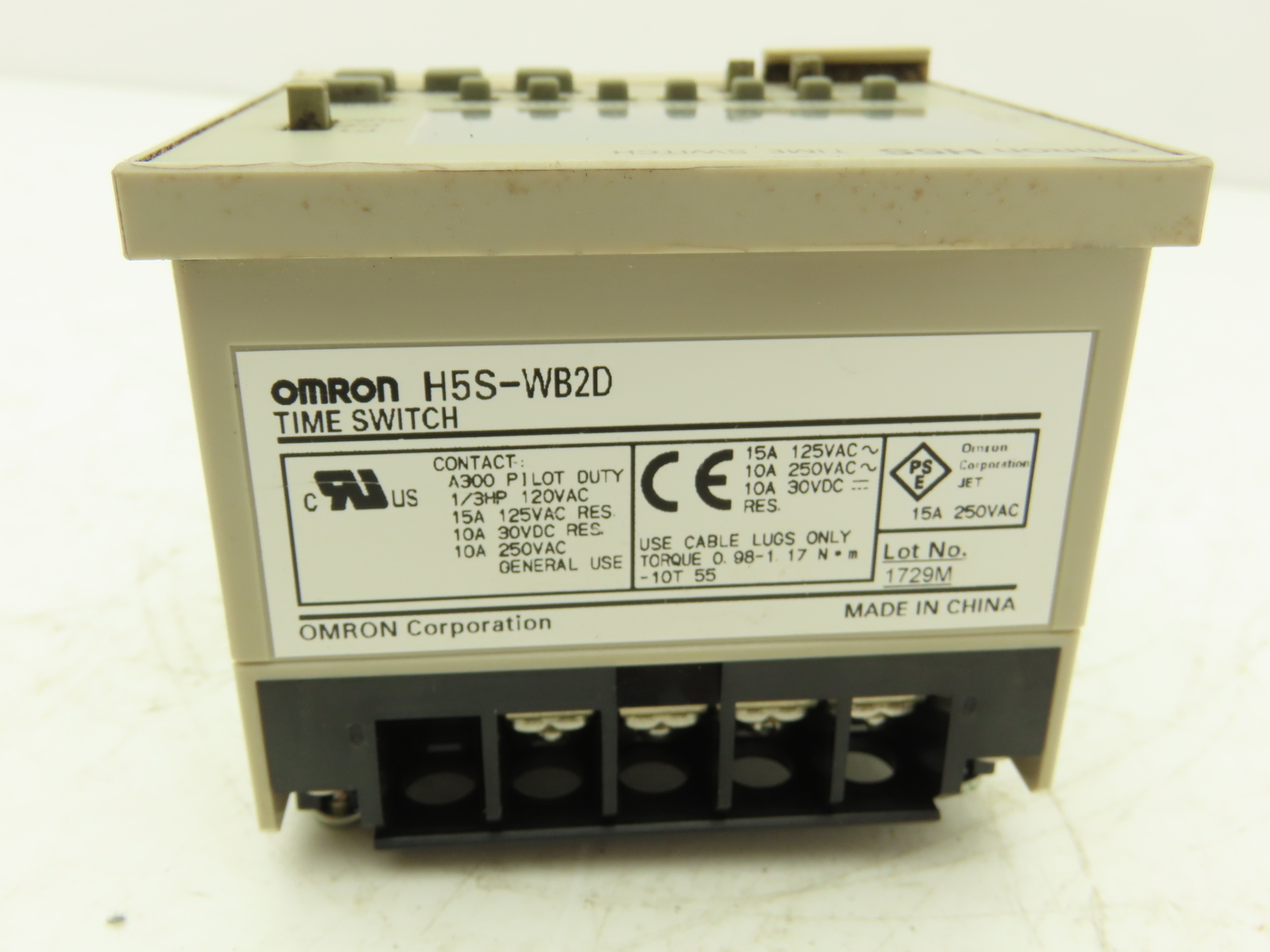 Omron H5S-WB2D Digital Time Switch PLC Timer 4 Circuit