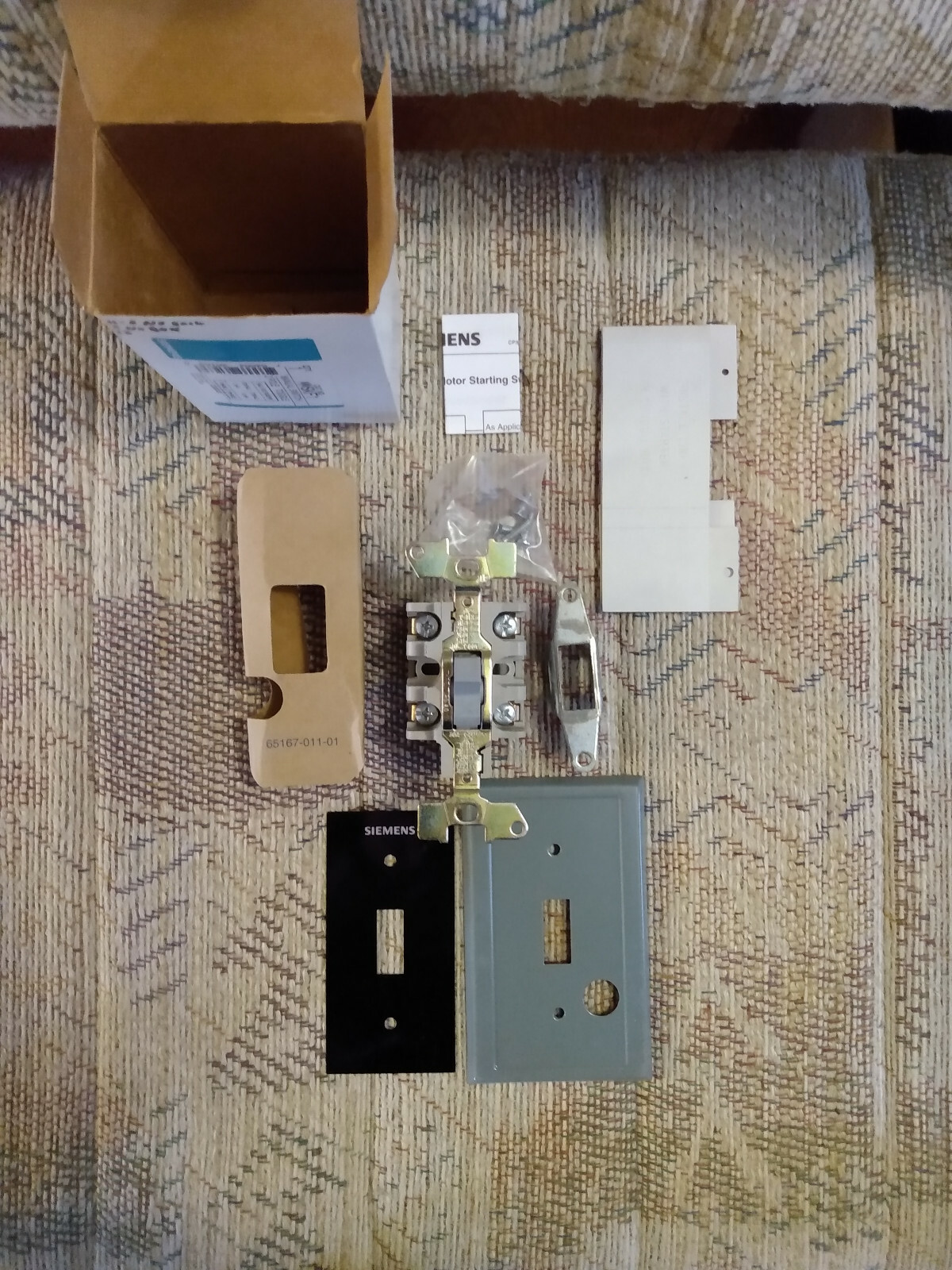 NEW Siemens 2 Pole Motor Starter Toggle Switch 30A 600V MMSKF1 *