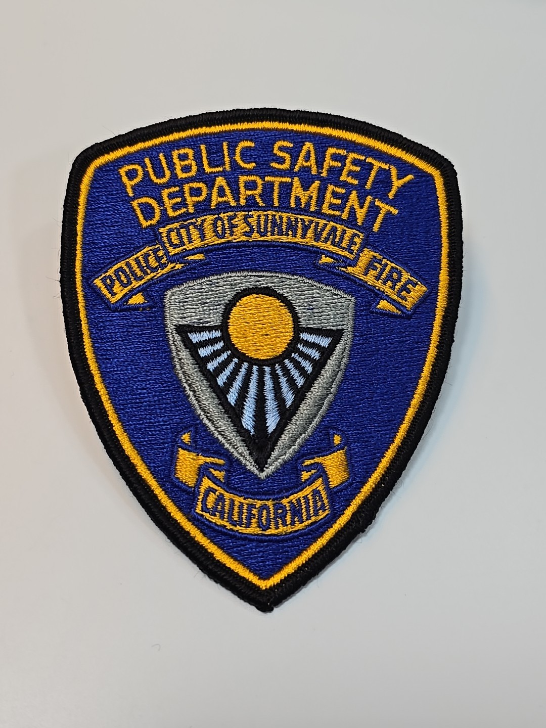 Sunnyvale Public Safety Department Sew-on Patch California Police Fire