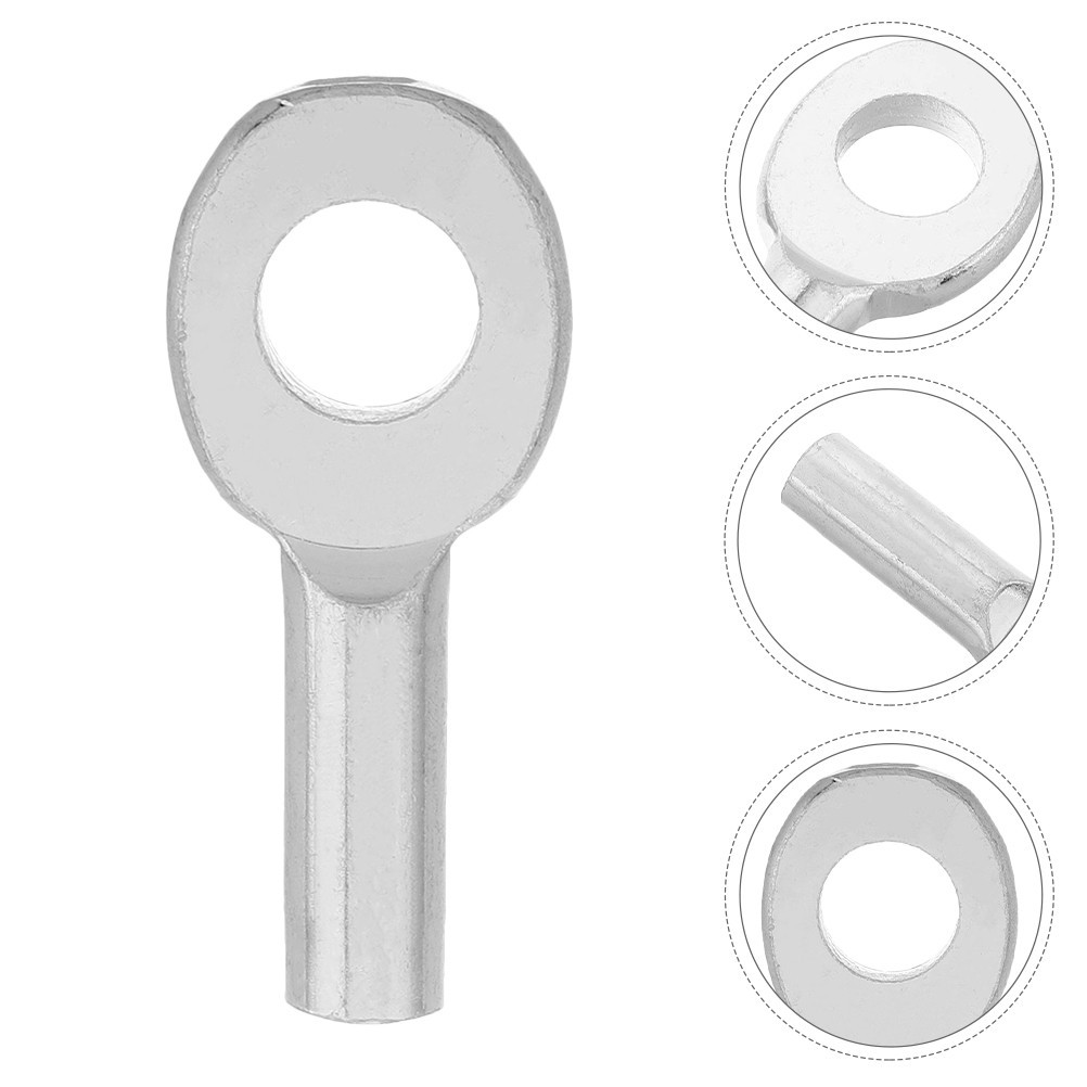 6 PCS Gym Cable Stopper End Terminal for Wire Rope Joint Interface Port
