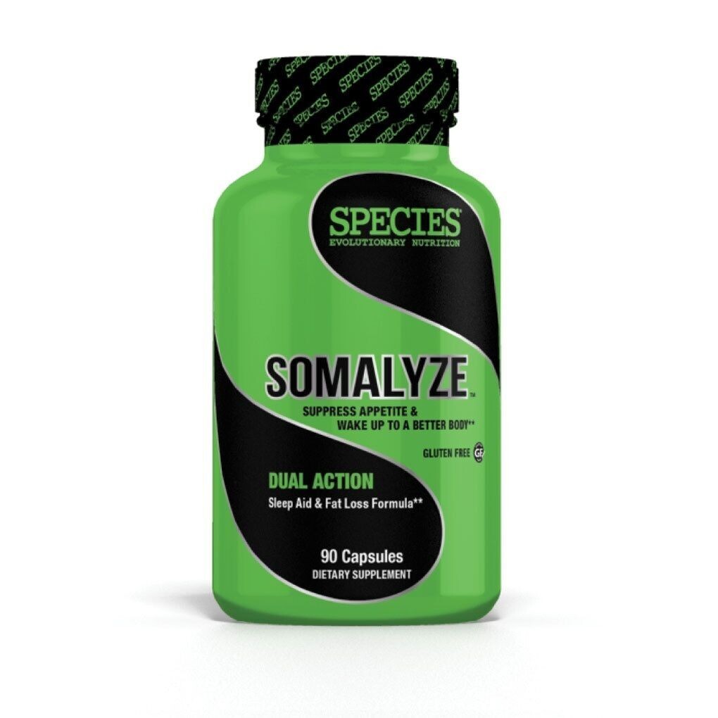 Species Nutrition Somalyze  Sleep Aid Fat Loss Formula - EVL - Crash 90 Capsules