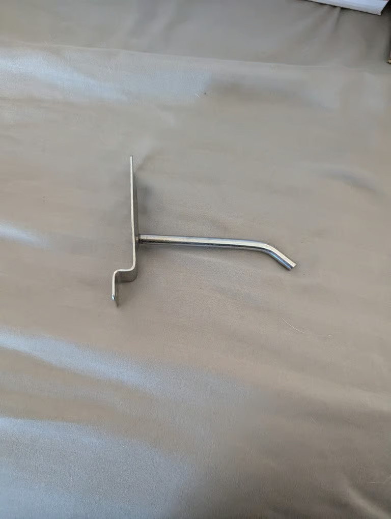 4" Slatwall hooks. Lot of 14
