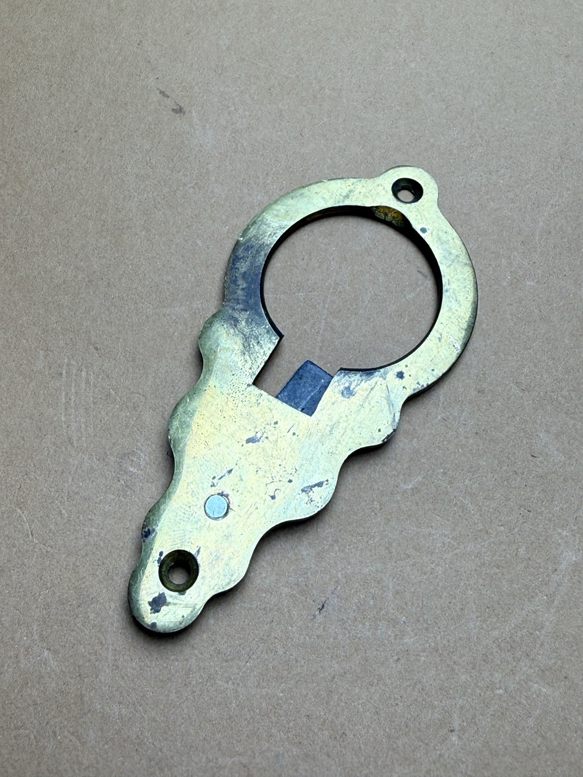 CVA Hawken, Mountain Rifle Brass Patch Box Plate