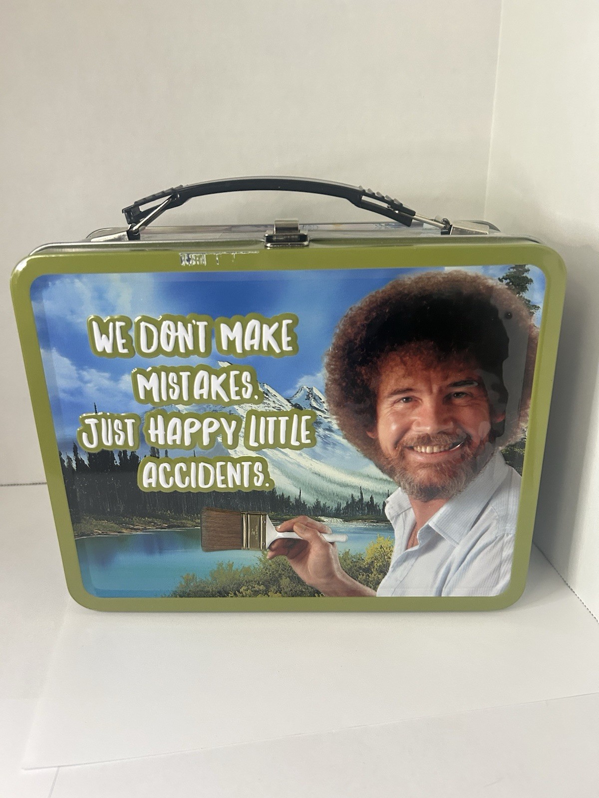 Bob Ross "Happy Accidents" Collectible Tin Lunchbox