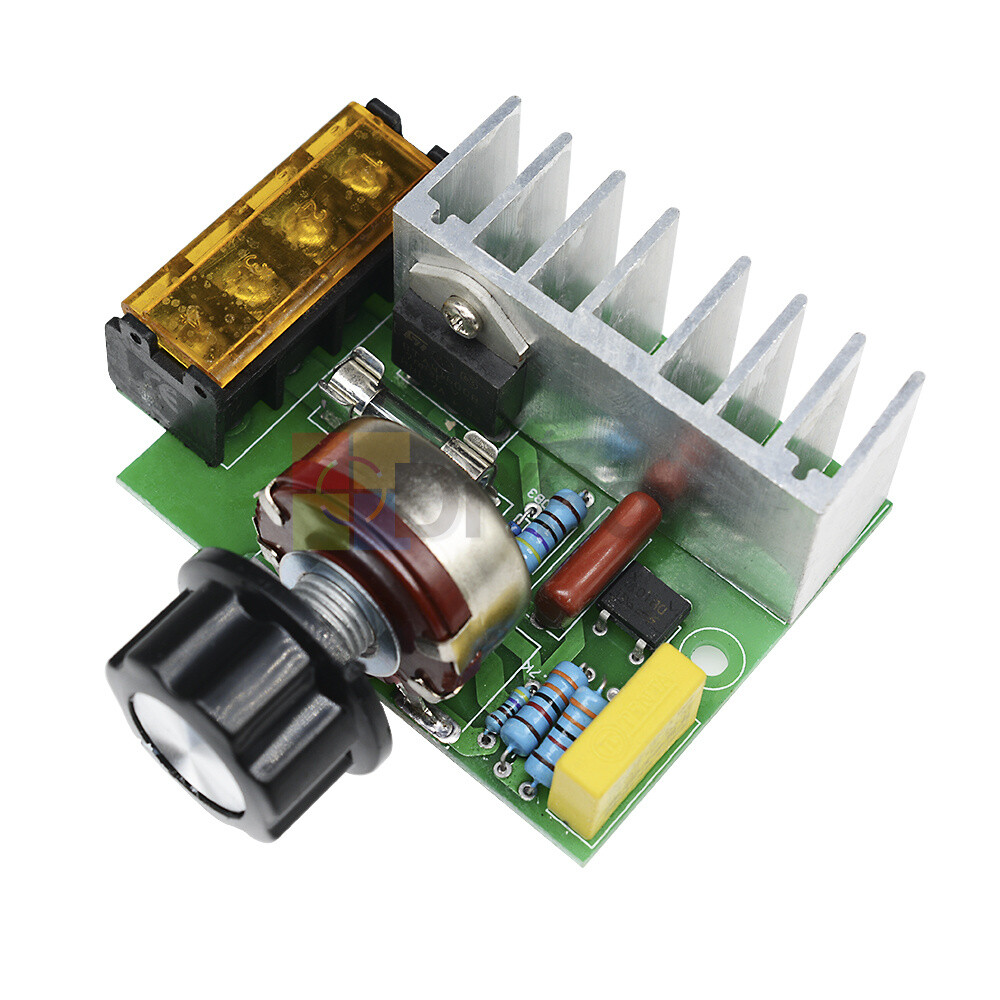 4000W 220V AC SCR Voltage Regulator Dimmer Thermostat Electric Motor Controller