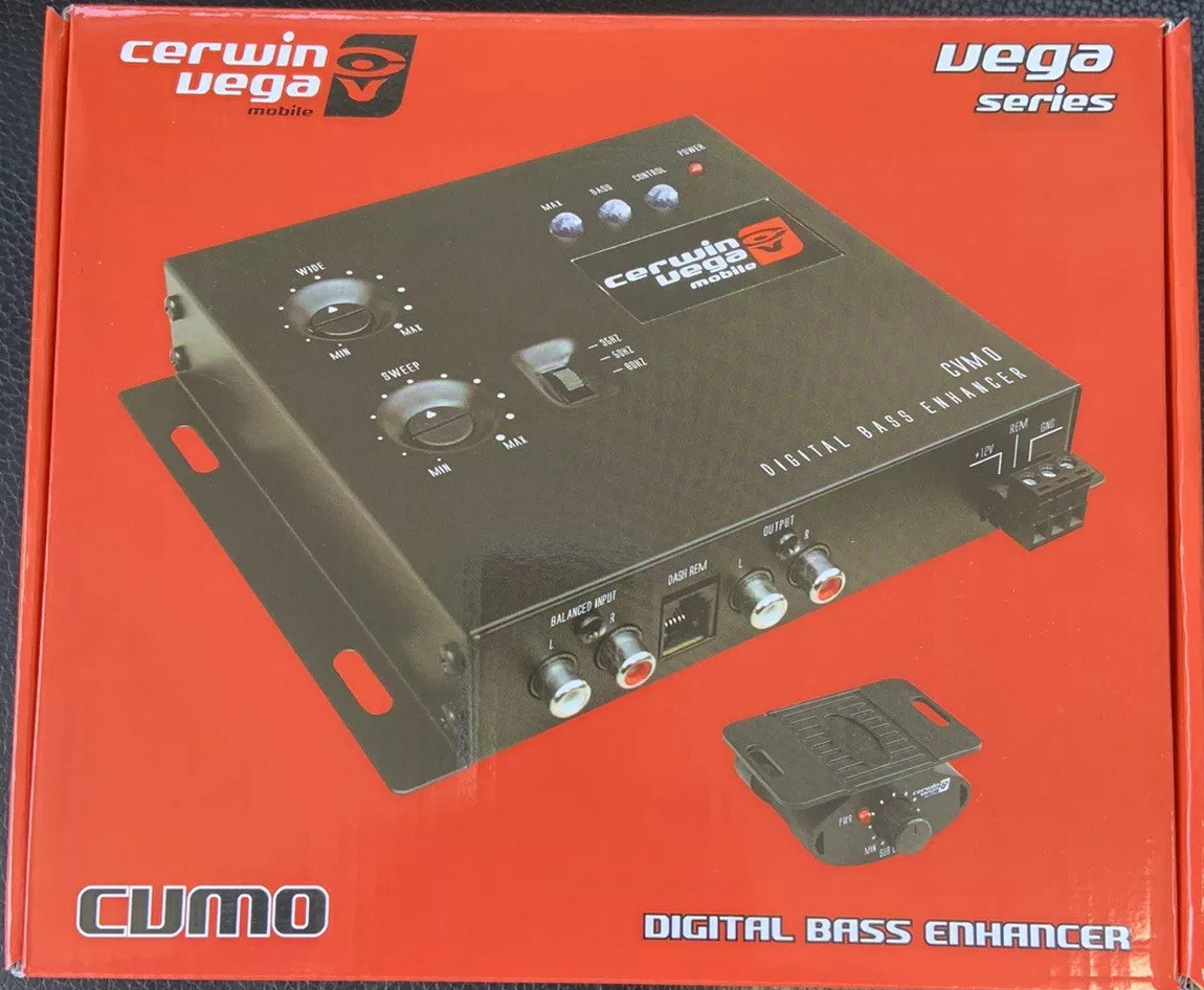 Cerwin Vega CVM0 Bass Maximizer Restoration Processor Epicenter Bx10 w/ Knob