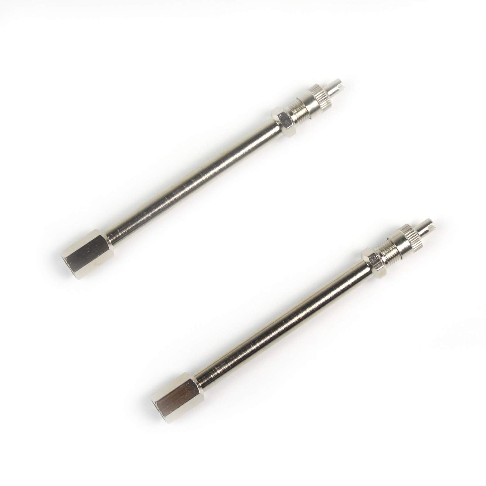 2-Pack 4 inches Truck RV Car Bike Motorcycle SUV Vehicle Dual Wheel Tire Valv...
