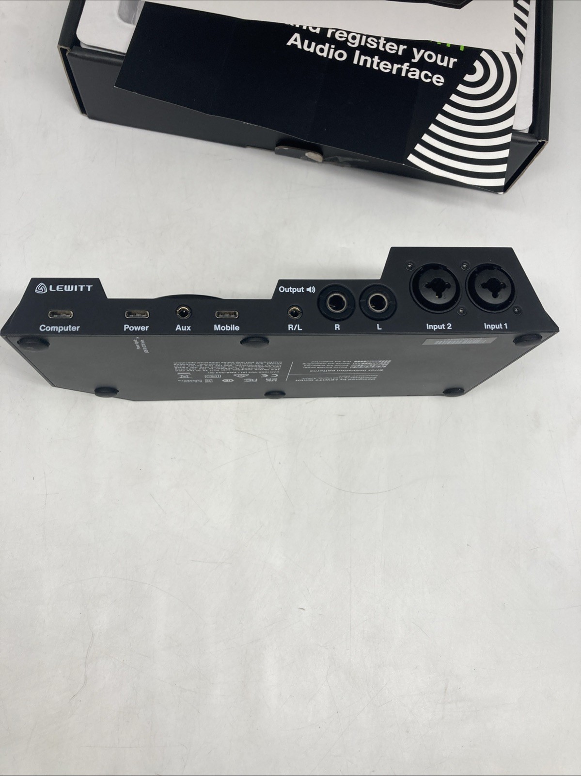 Lewitt Connect 6 DSP-Powered USB-C Audio Interface 6x6 for Desktop & Mobile
