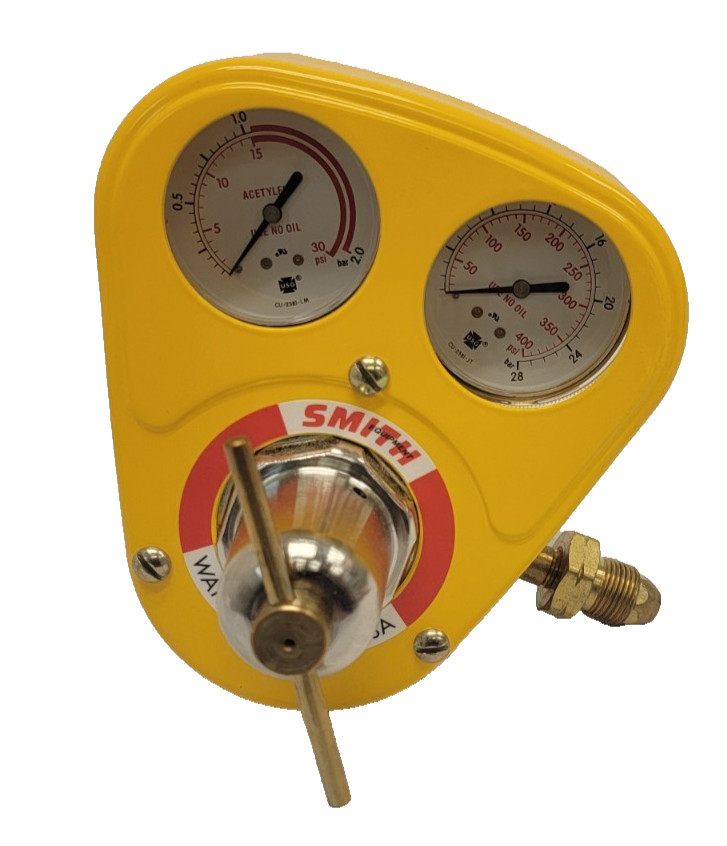 Miller Smith HB1521B-510S Single Stage Cylinder Reg w/ Gauge Guard